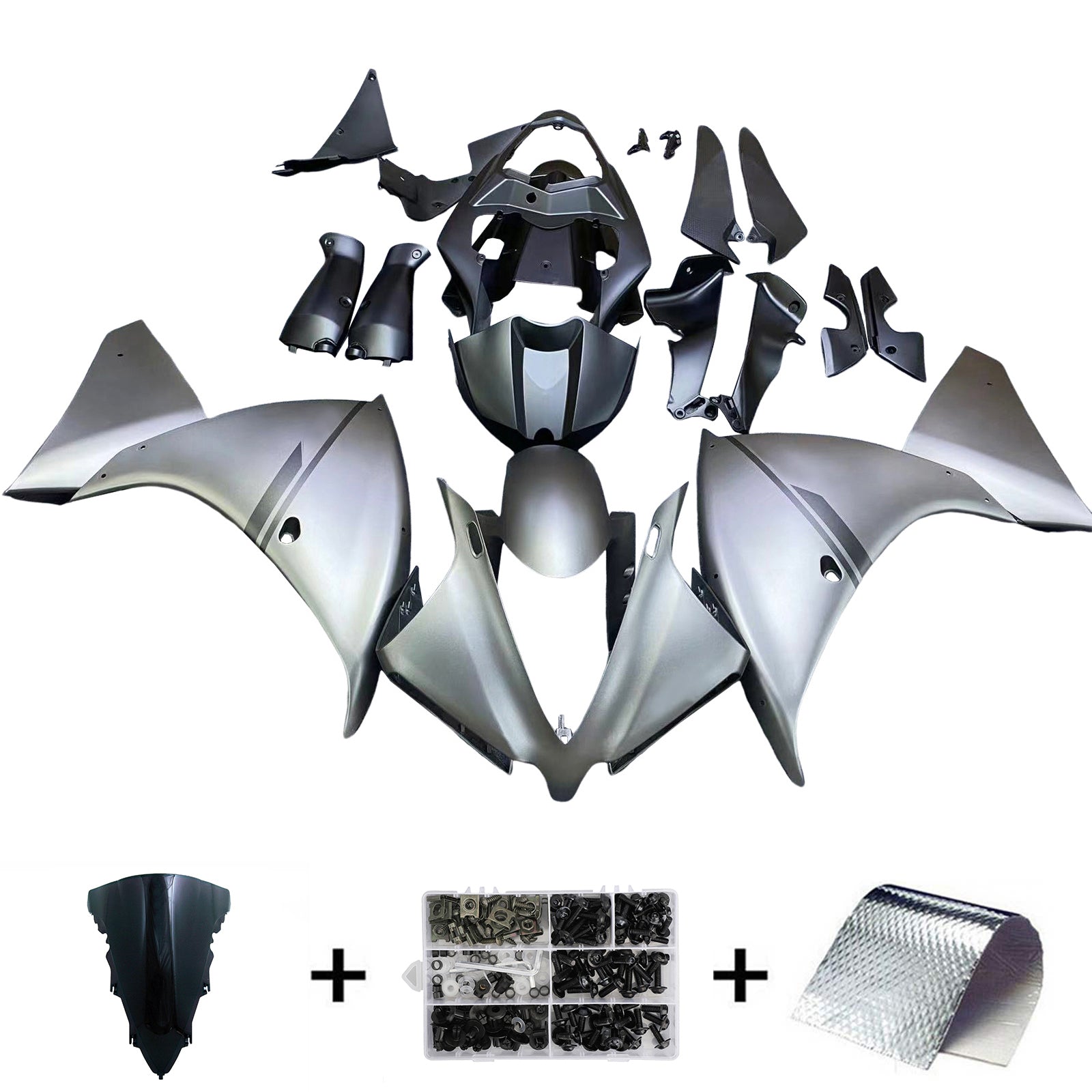 2012-2014 Yamaha Yzf 1000 R1 Kit de camerage d'injection Bodywork Plastic Abs