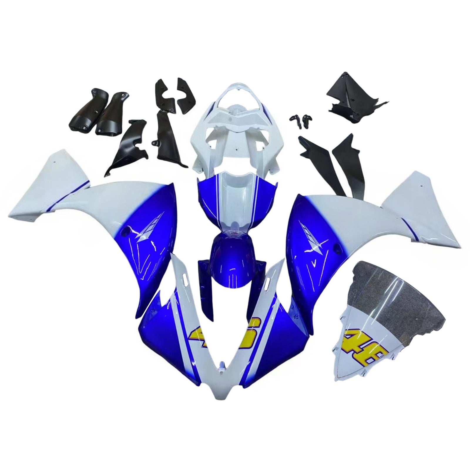Injection Fairing Kit Bodywork Plastic ABS fit For Yamaha YZF 1000 R1 2012-2014