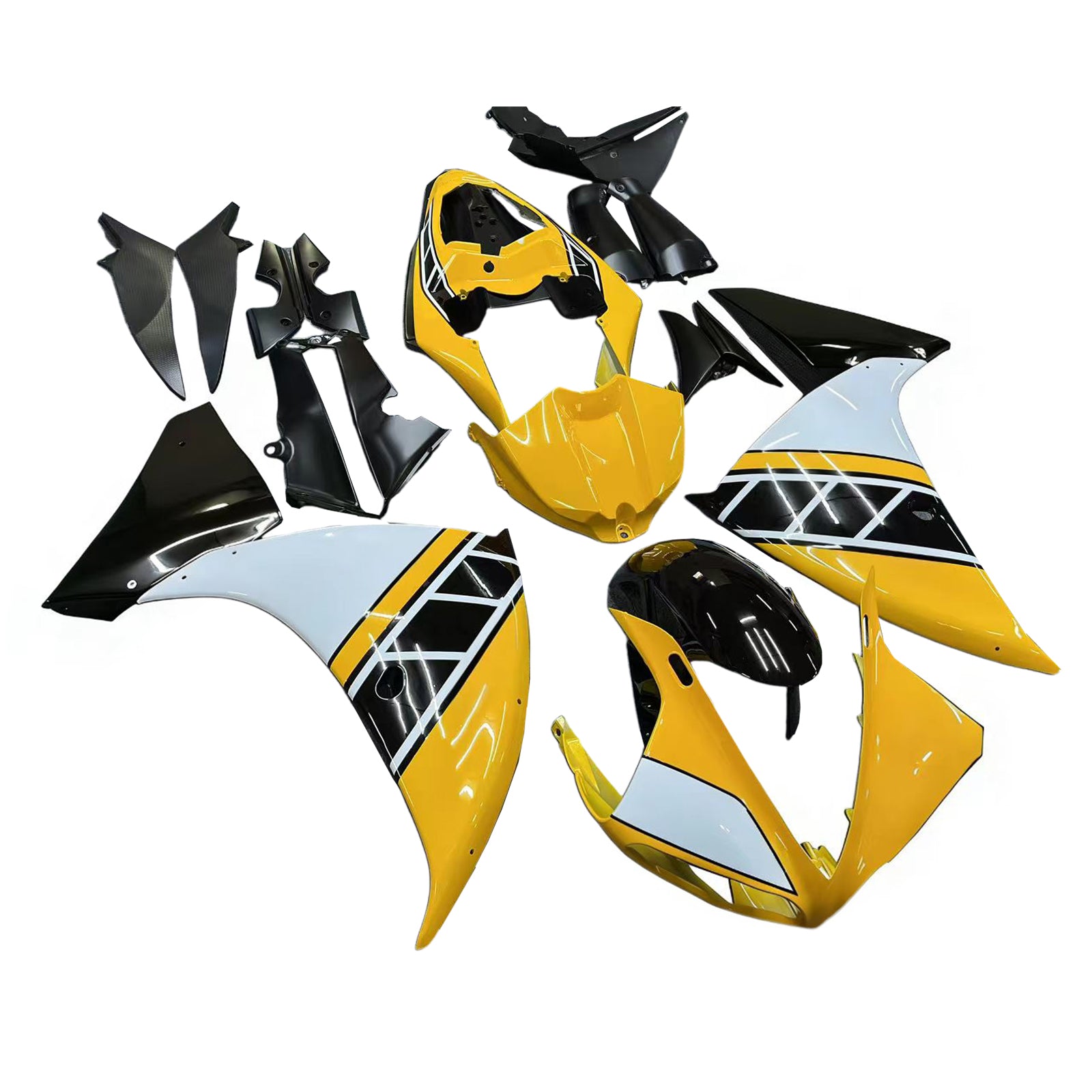 Zestaw owiewki wtryskowej Nadwozie Plastik ABS pasuje do Yamaha YZF 1000 R1 2012-2014