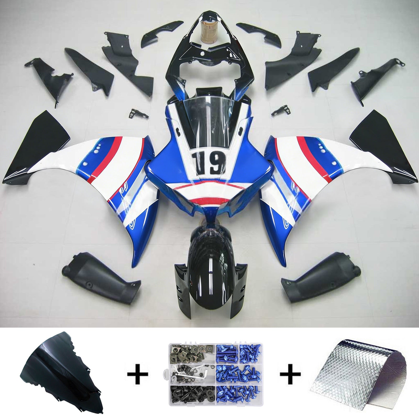 Amotopart suojasarja Yamaha YZF 1000 R1 2012-2014 geneeriselle