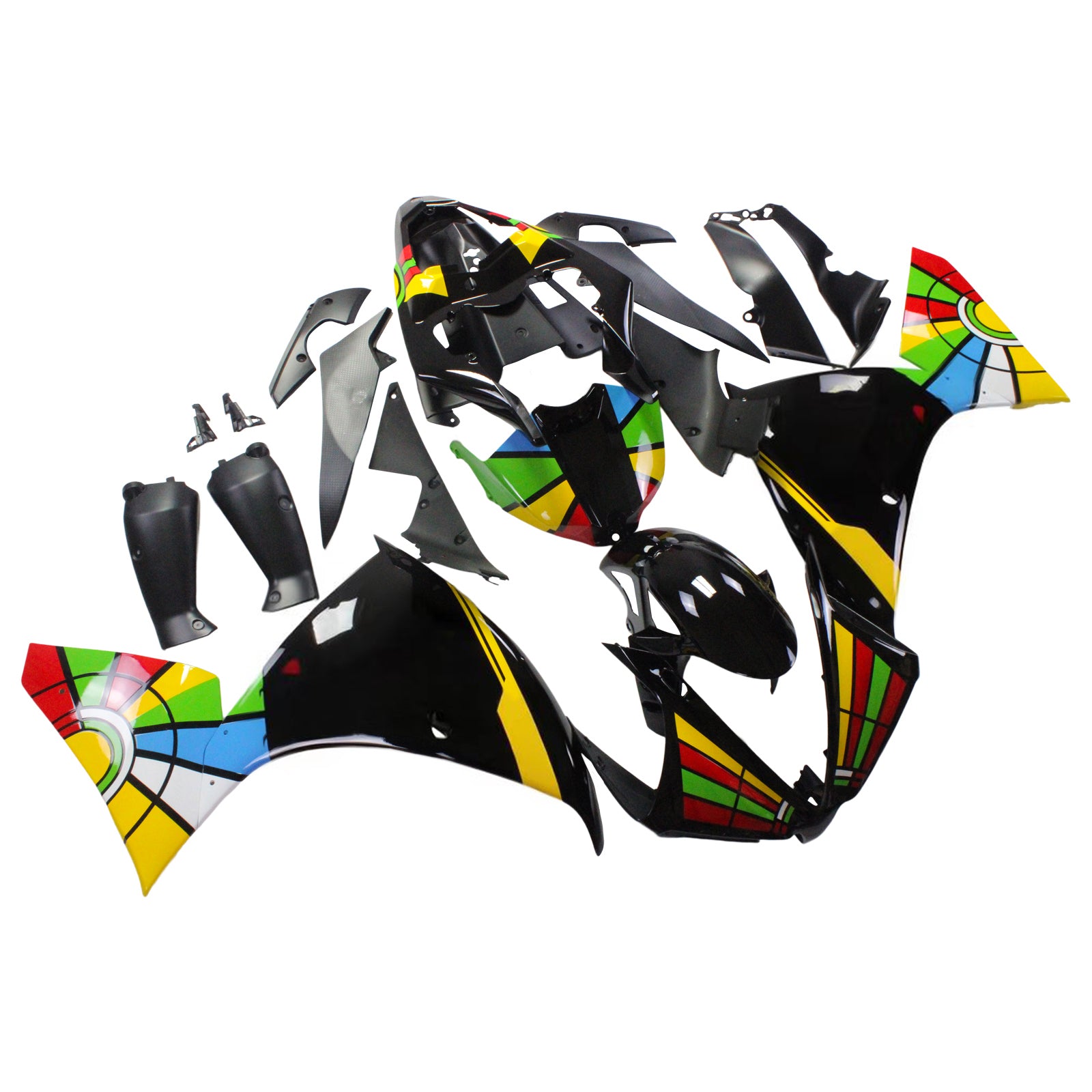 Kit de carénage Amotopart pour Yamaha YZF 1000 R1 2012-2014 générique