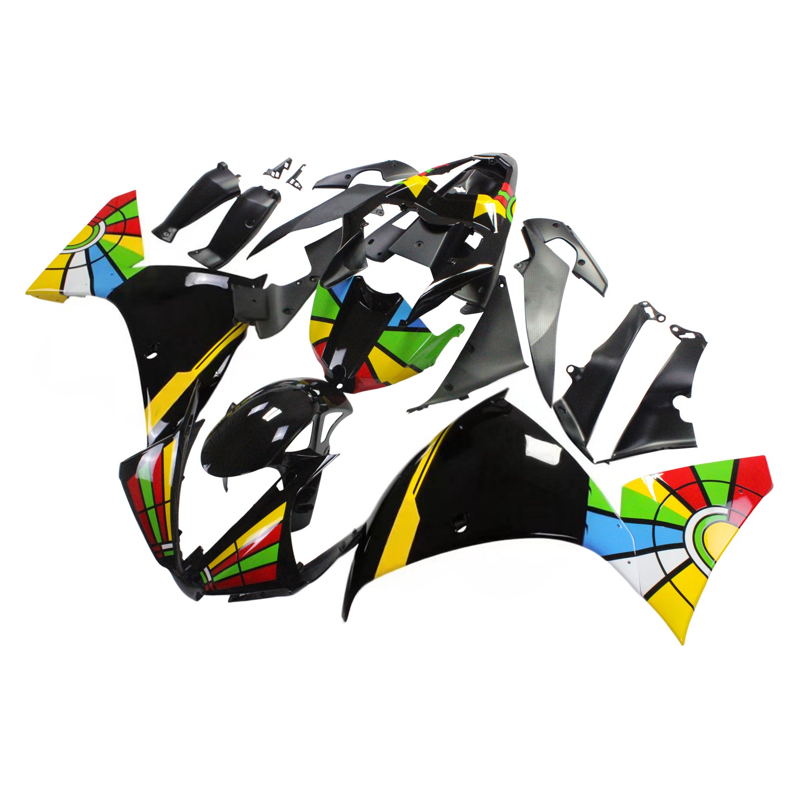 Kit de carénage Amotopart pour Yamaha YZF 1000 R1 2012-2014 générique