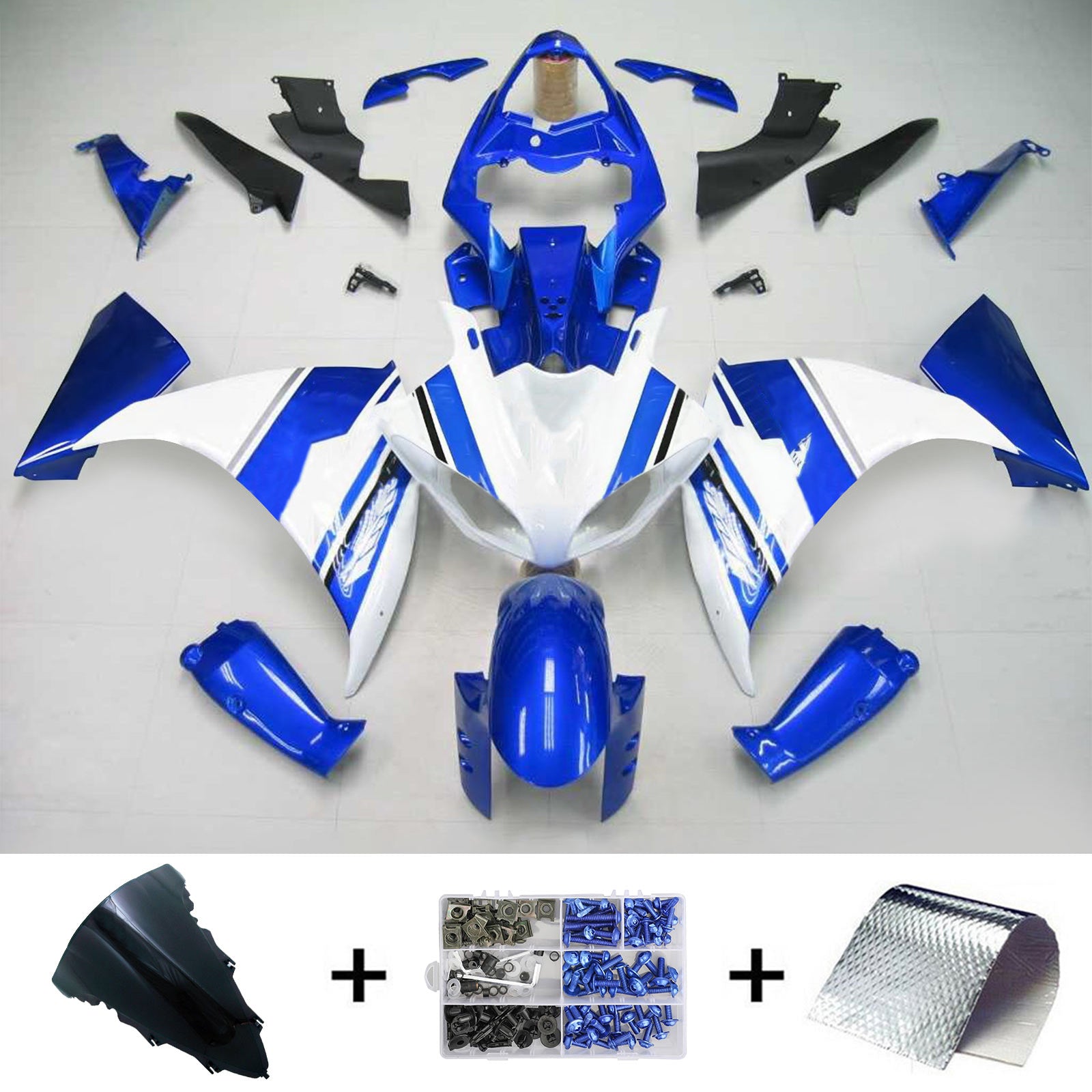 Kit de carénage Amotopart pour Yamaha YZF 1000 R1 2012-2014 générique