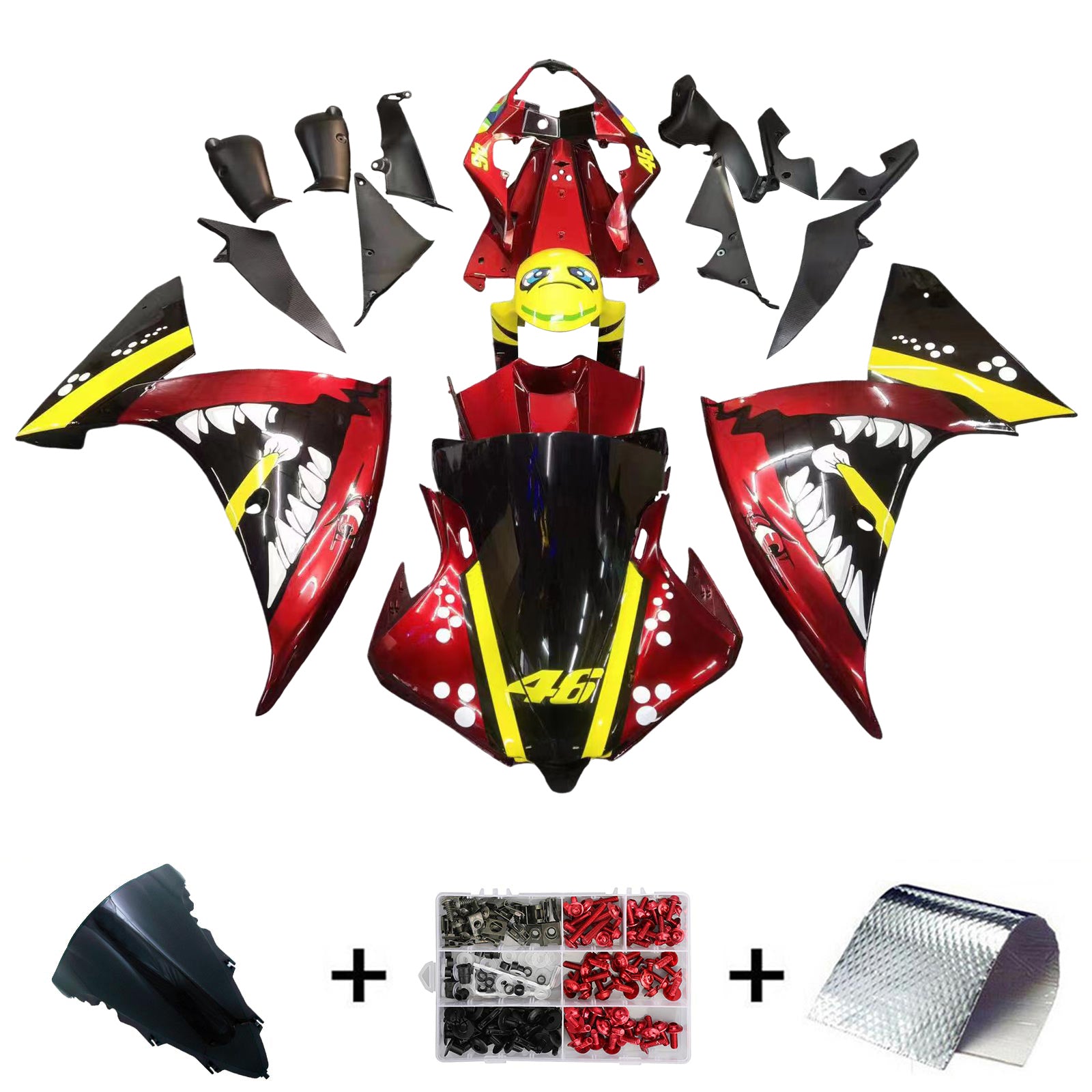 Amotopart suojasarja Yamaha YZF 1000 R1 2012-2014 geneeriselle