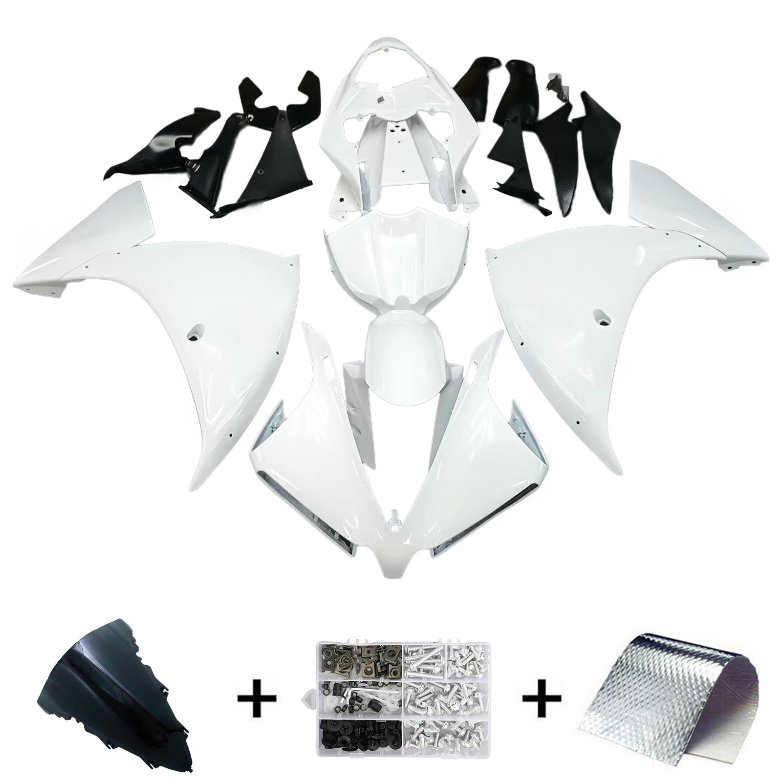Kit de carénage Amotopart pour Yamaha YZF 1000 R1 2012-2014 générique