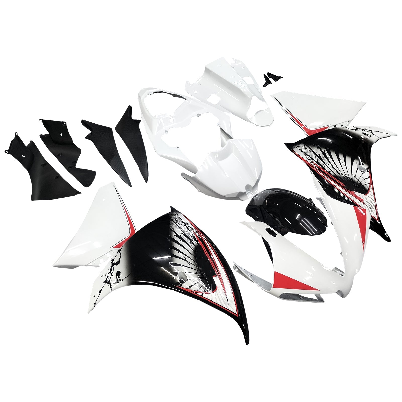 Injektiotapapakkaus Konttien muovinen abs sopii Yamaha YZF 1000 R1 2012-2014