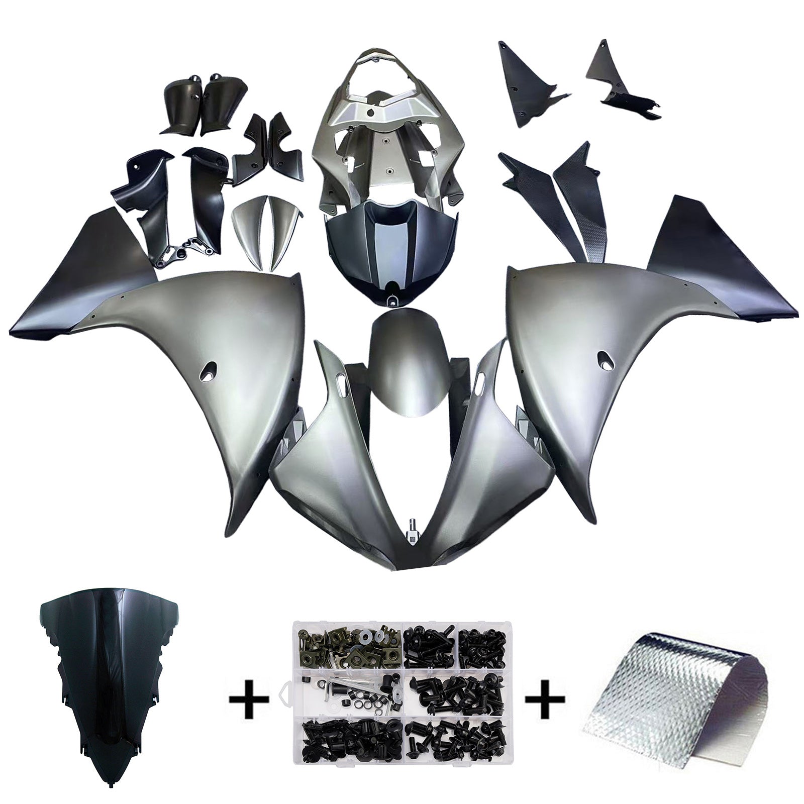 Zestaw owiewki wtrysku, ABS tworzyw sztucznych dla Yamaha YZF 1000 R1 2012-2014