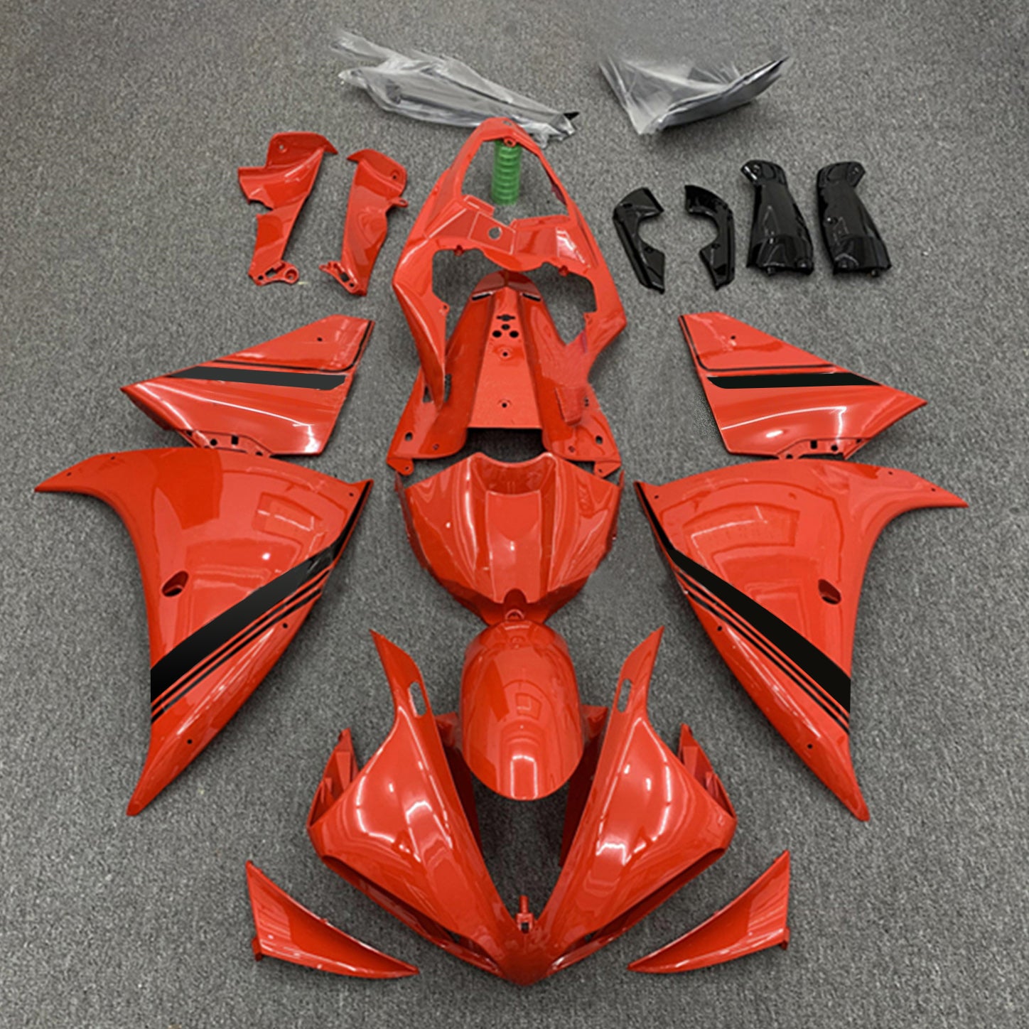 Kit de carénage d'injection Yamaha YZF-R1 2012-2014, carrosserie en plastique ABS