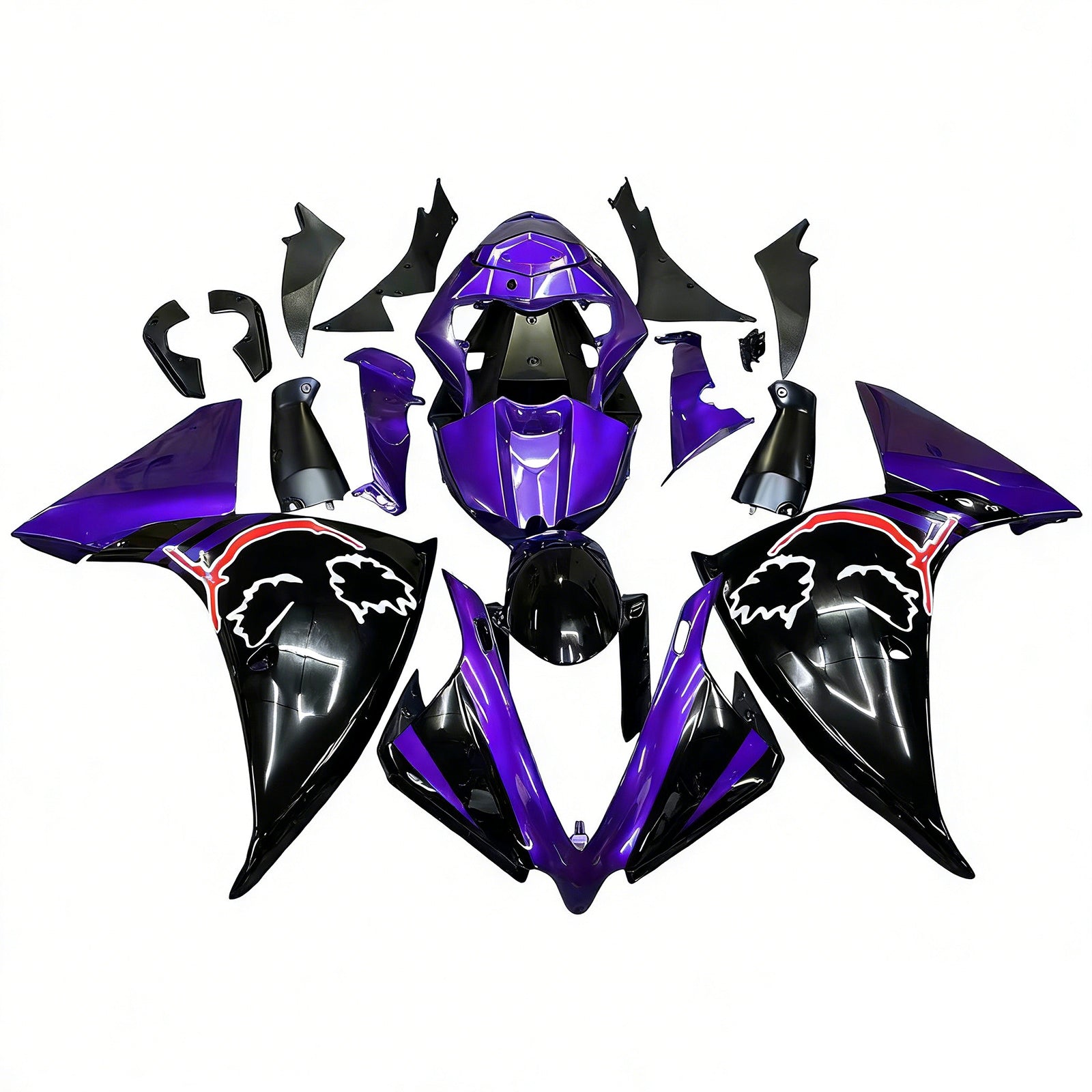 Ruiskutussuojasarja Yamaha YZF-R1 2012-2014 ABS muovinen kori