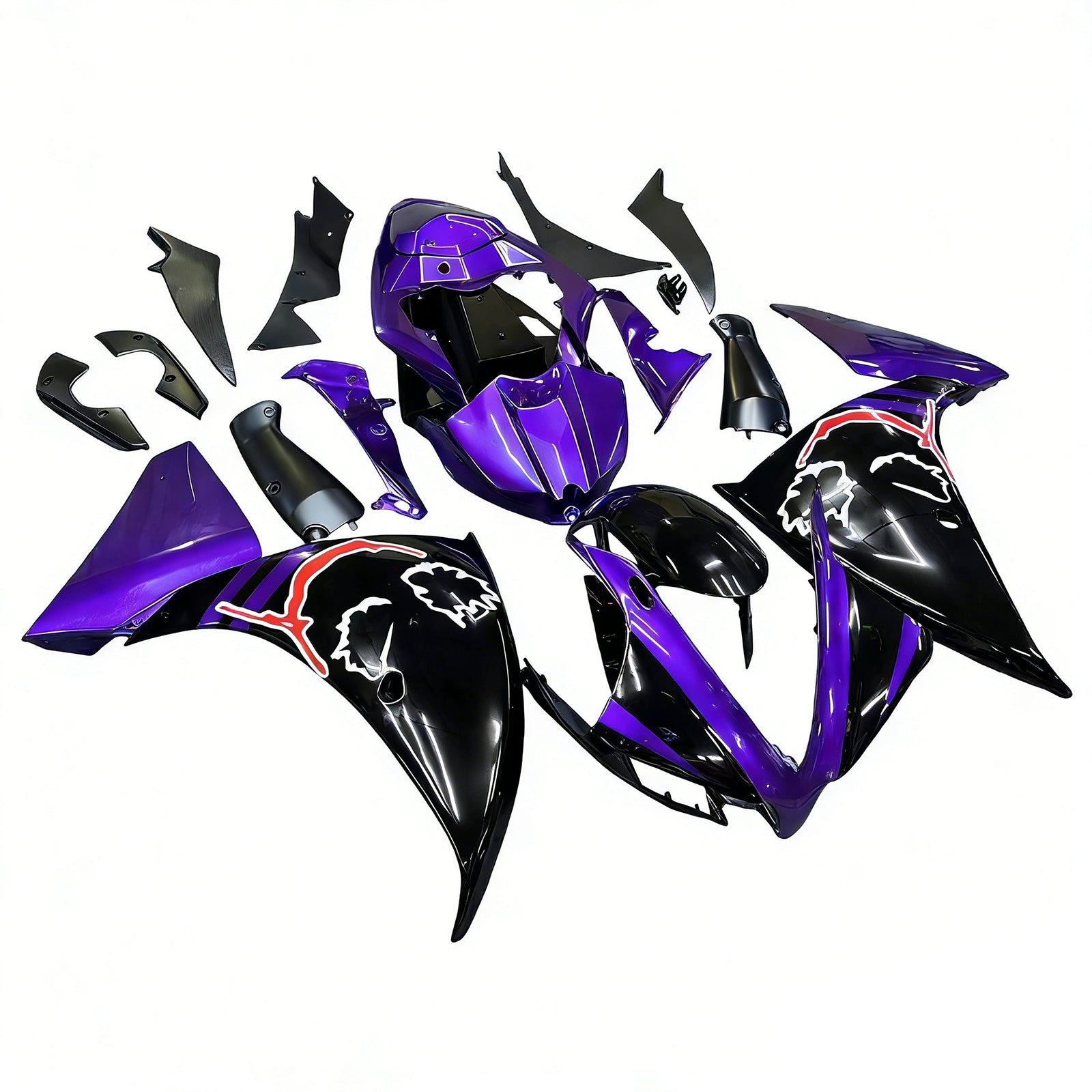Ruiskutussuojasarja Yamaha YZF-R1 2012-2014 ABS muovinen kori