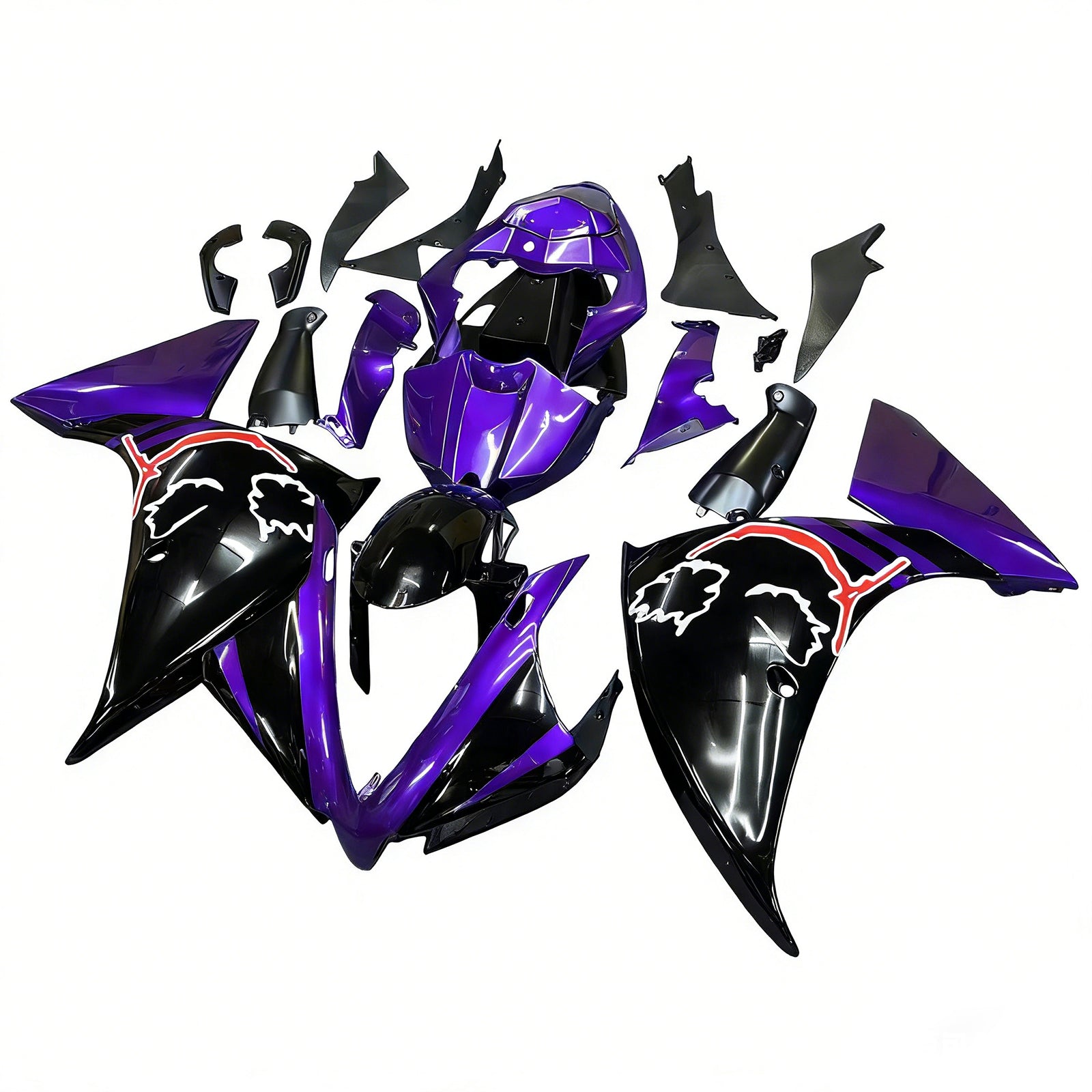 Ruiskutussuojasarja Yamaha YZF-R1 2012-2014 ABS muovinen kori