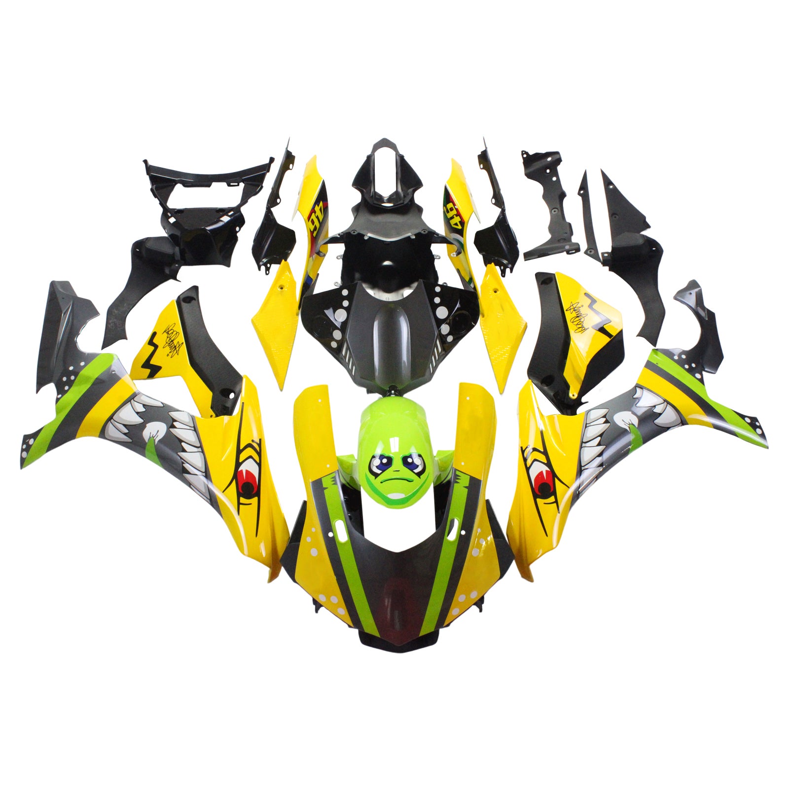 Kit de carénage Amotopart pour Yamaha YZF 1000 R1 2015-2019 générique