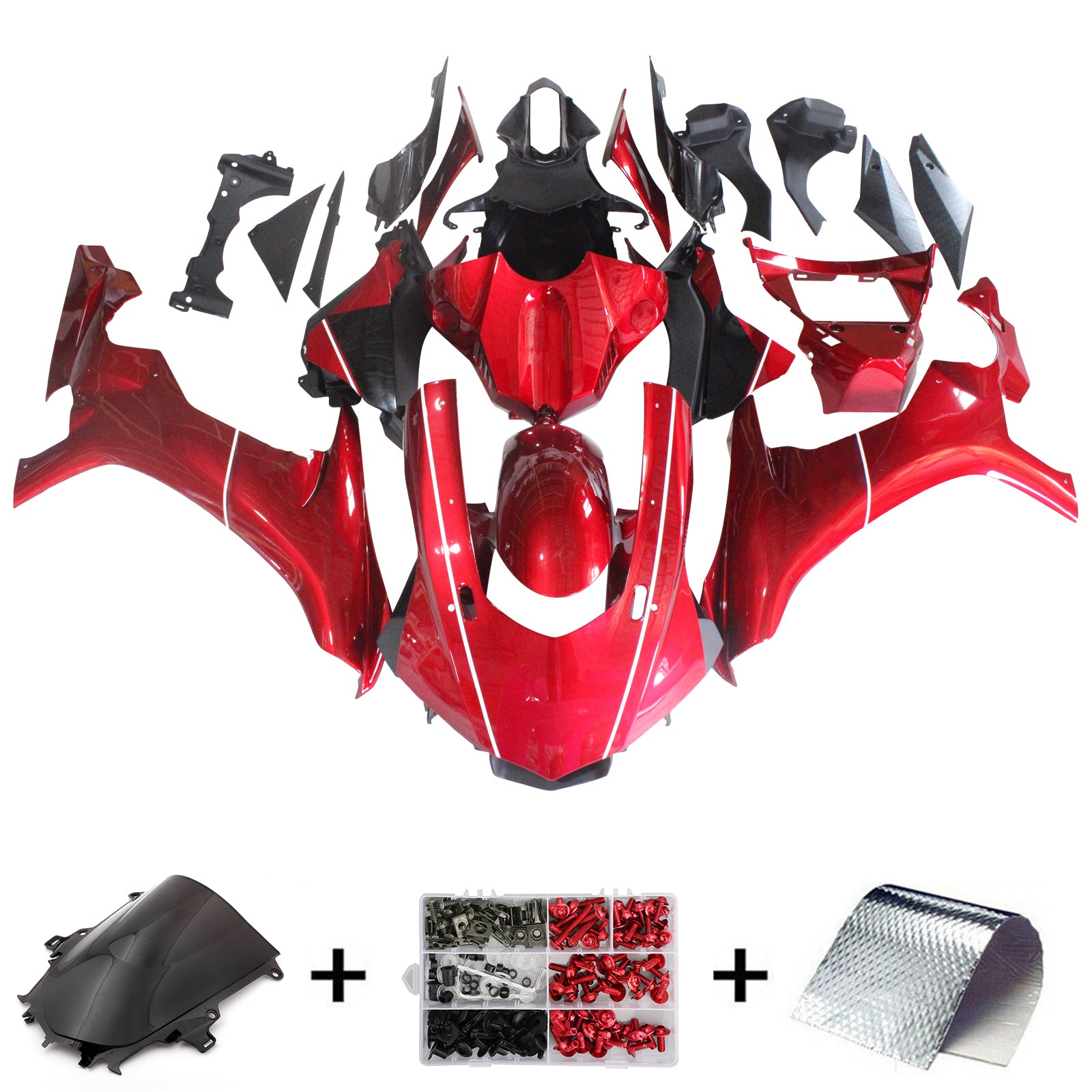 Kit de carenado de plástico ABS para Yamaha YZF 1000 R1 2015-2019
