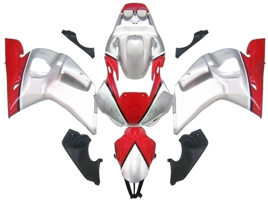 Carénages Amotopart 1998-2002 Yamaha YZF-R6 Argent Rouge Fortuna R6 Generic