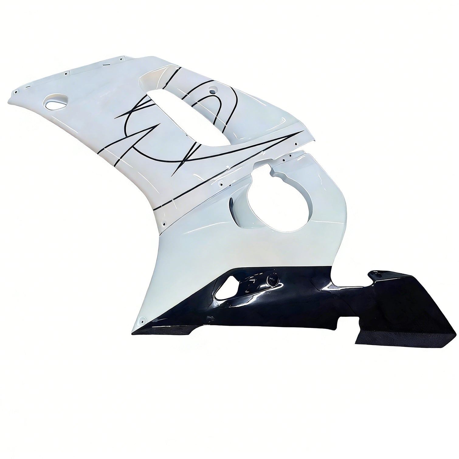 Kit de carénage par injection , carrosserie en plastique ABS Pour Yamaha YZF 600 R6 1998-2002