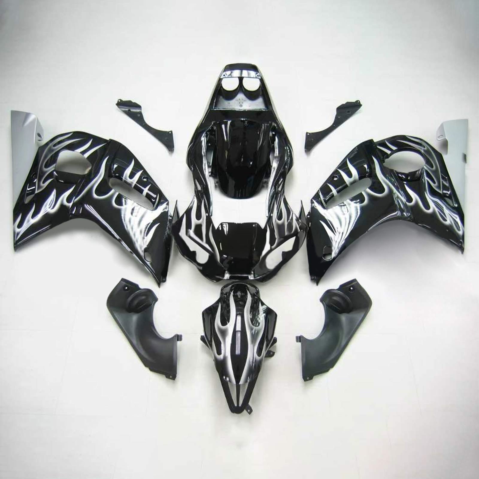 Kit de carénage 'injection Amotopart carrosserie plastique ABS pour Yamaha YZF 600 R6 1998-200 générique