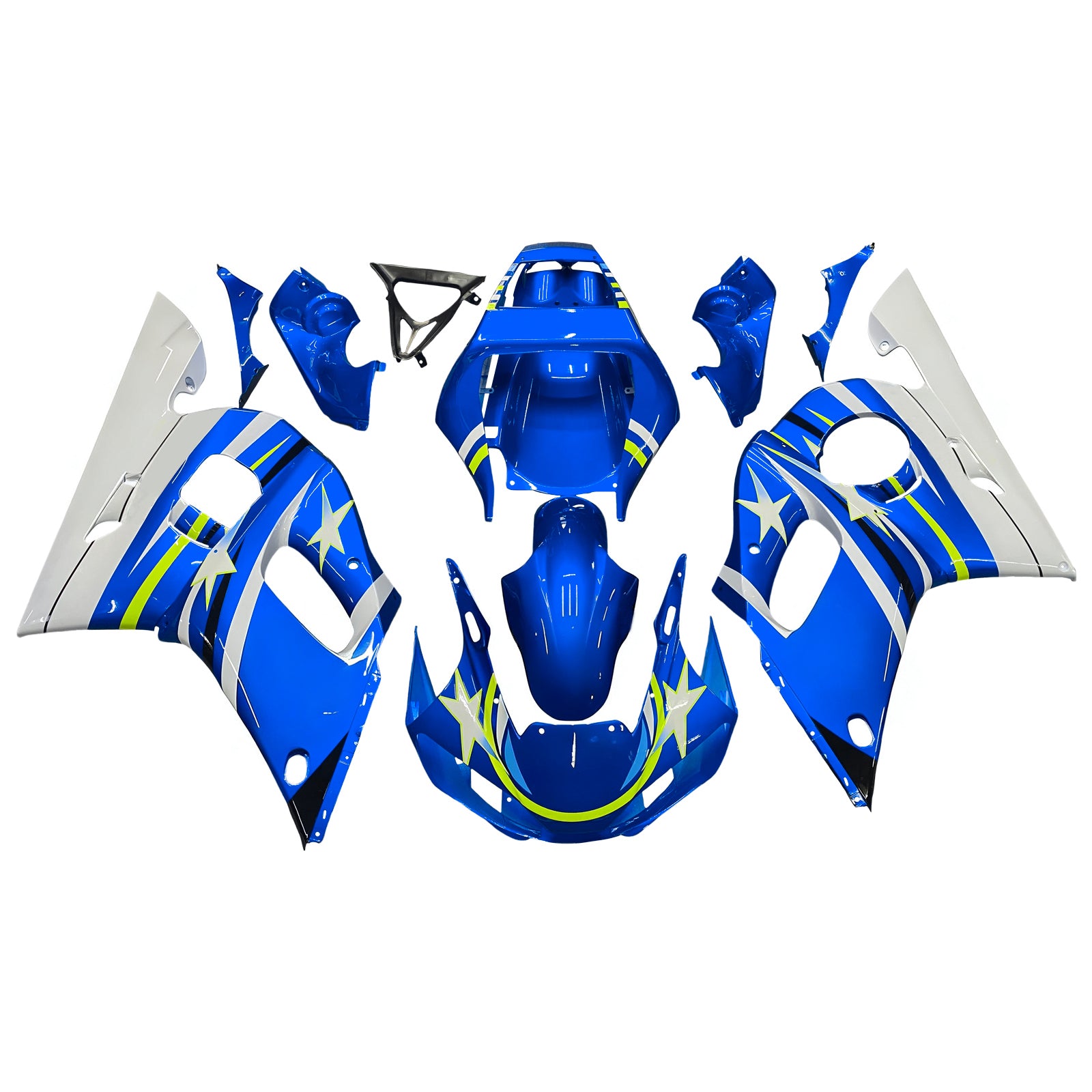 Kit de carénage Amotopart pour Yamaha YZF 600 R6 1998-2002 Générique