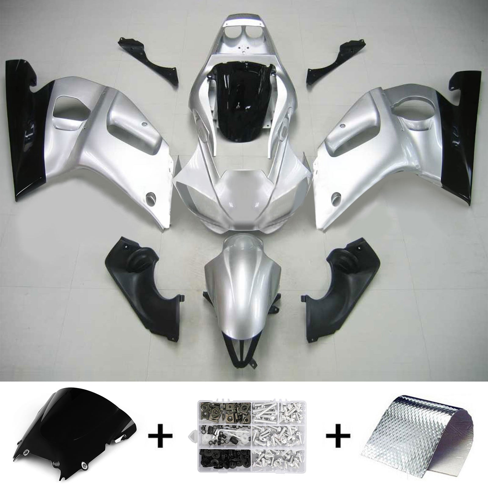 Kit de carénage Amotopart pour Yamaha YZF 600 R6 1998-2002 Générique