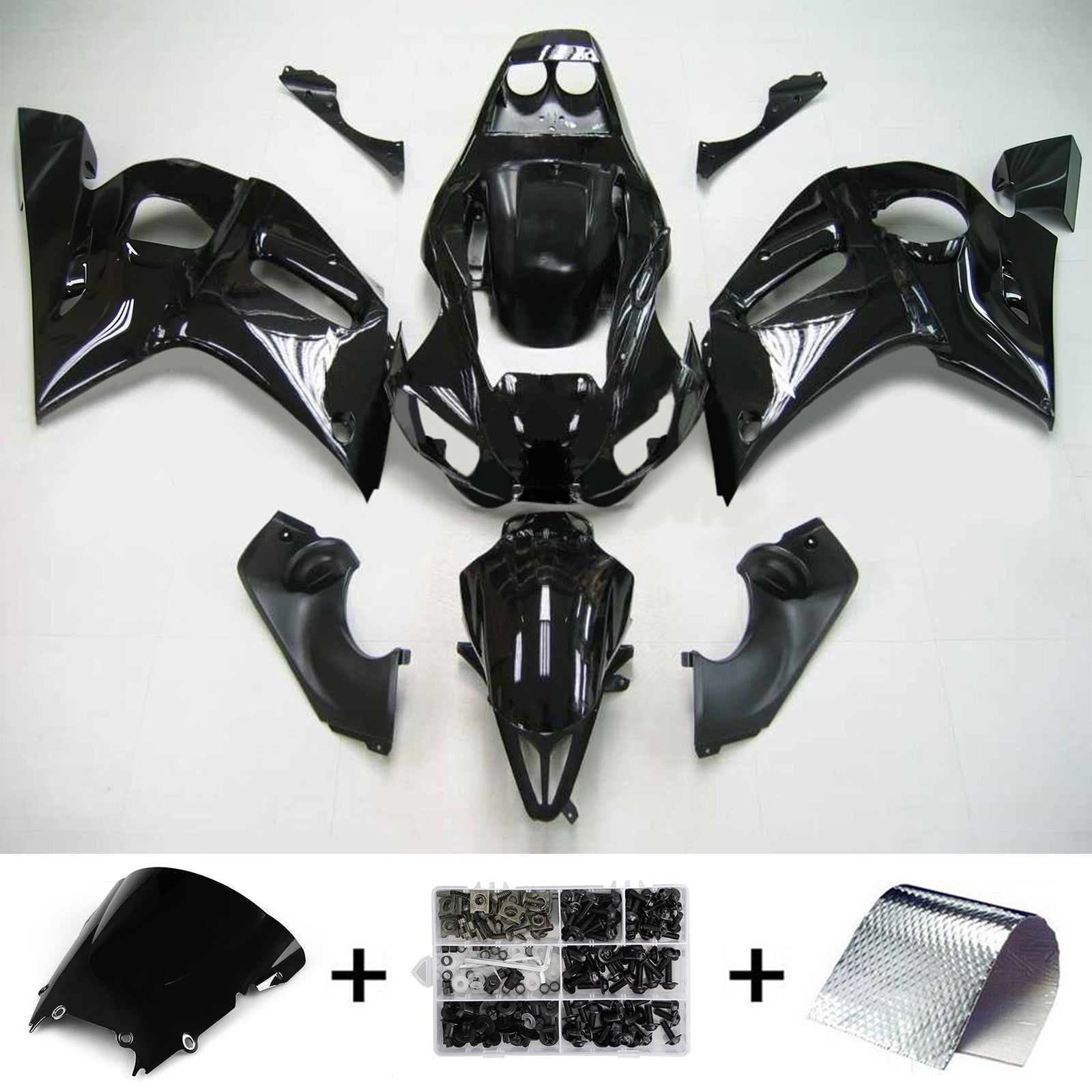 Kit de carénage Amotopart pour Yamaha YZF 600 R6 1998-2002 Générique