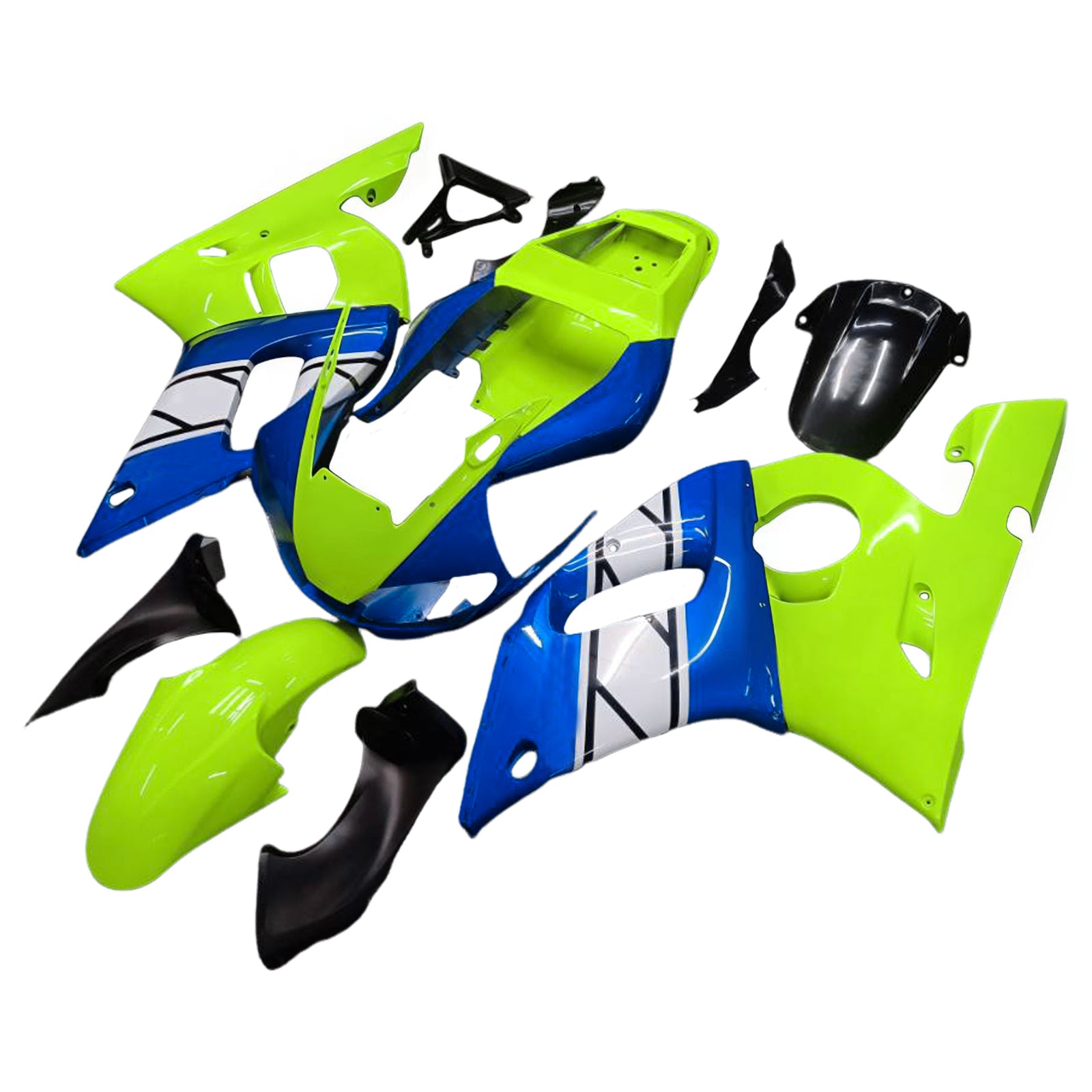 Kit carena Amotopart per Yamaha YZF 600 R6 1998-2002 Generico