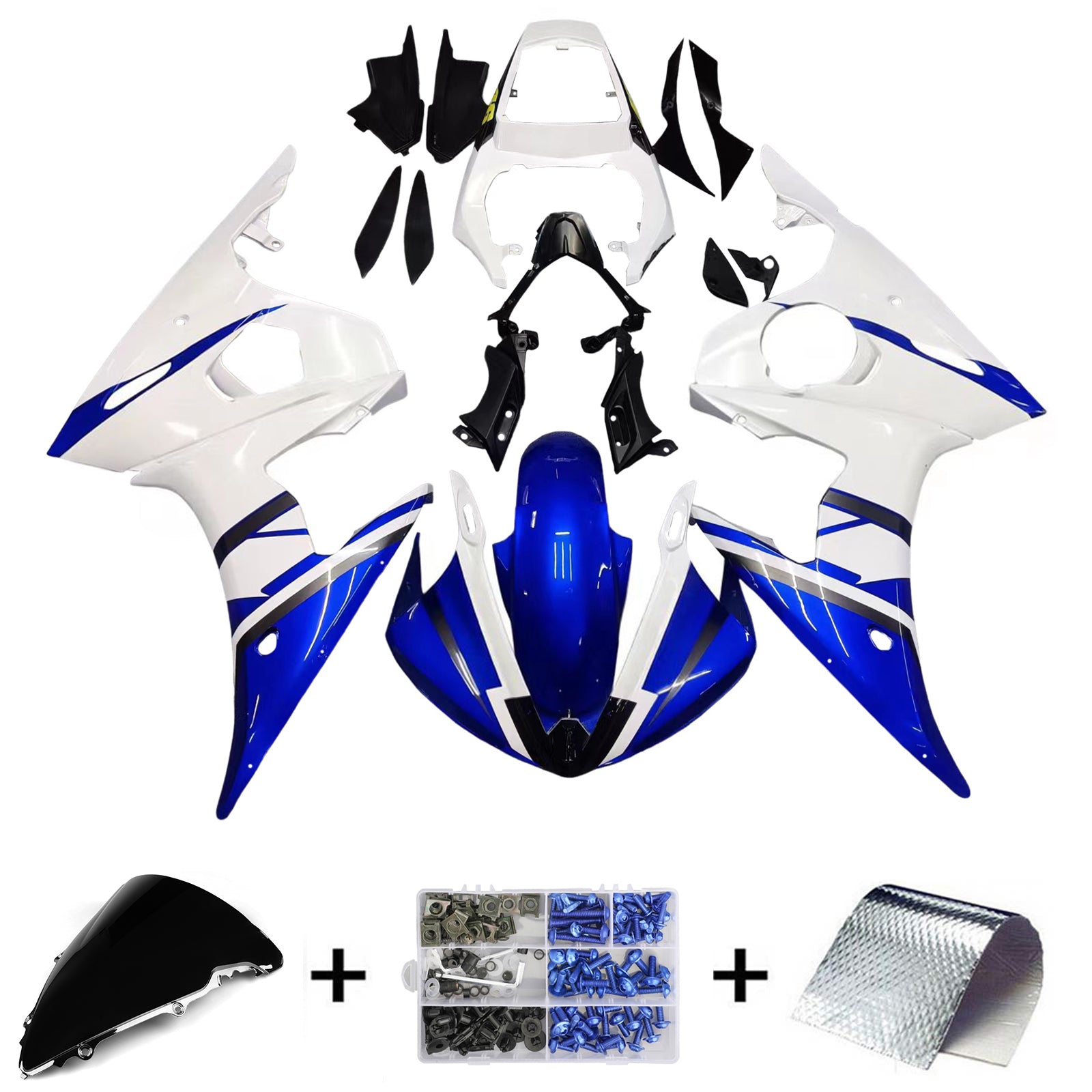 Korin ruiskutussuojasarja yamaha yzf 600 R6 2003-2004 R6S 2006-2009