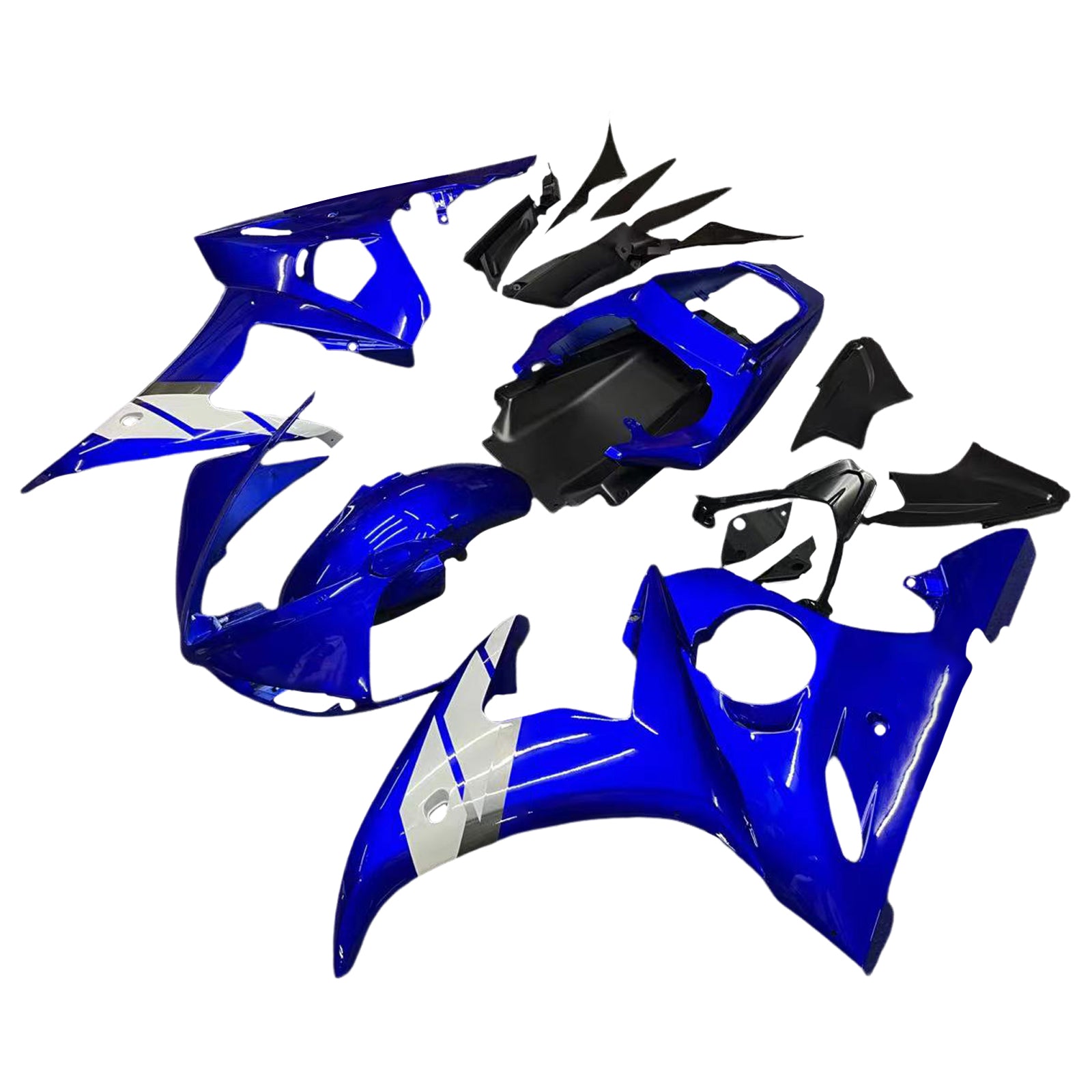Zestaw Fairing przez, ABS Plastic Ceymwork dla Yamaha YZF 600 R6 2003-2004 R6S 2006-2009