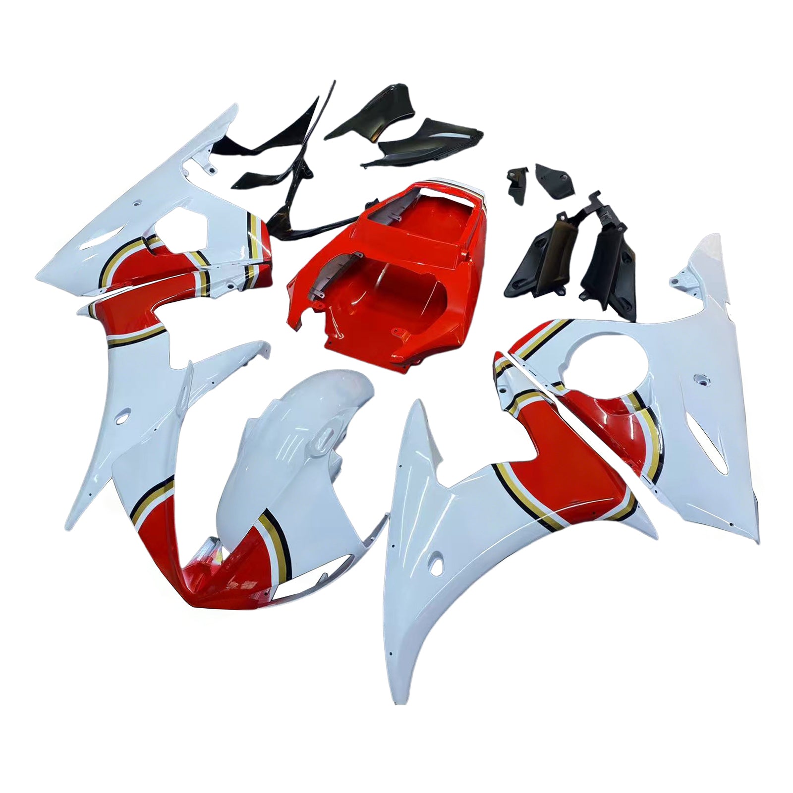Kit di difetto di iniezione Carrosserie per Yamaha YZF 600 R6 2003-2004 R6S 2006-2009