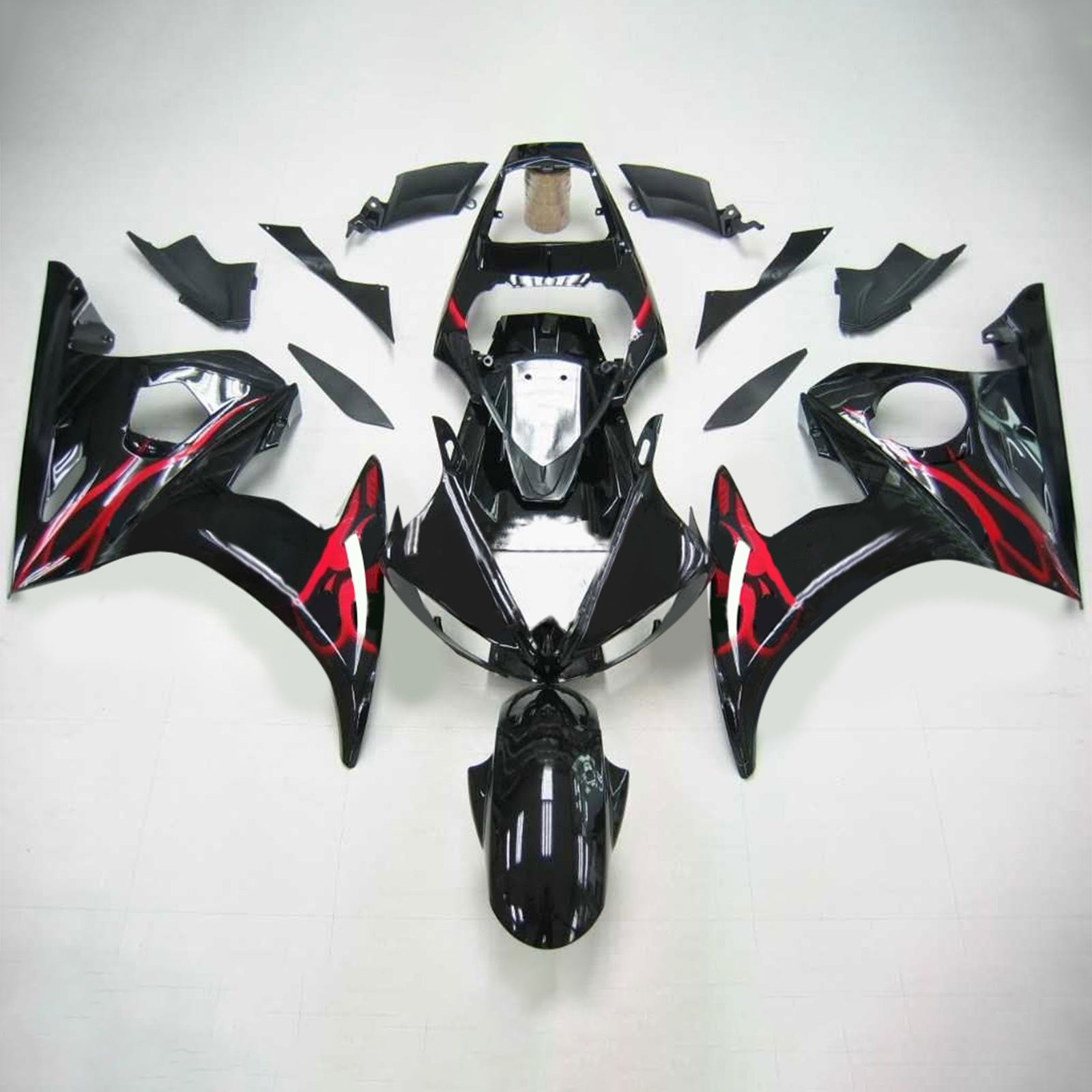 Kit de carénage Amotopart pour Yamaha YZF 600 R6 2003-2004 R6S 2006-2009
