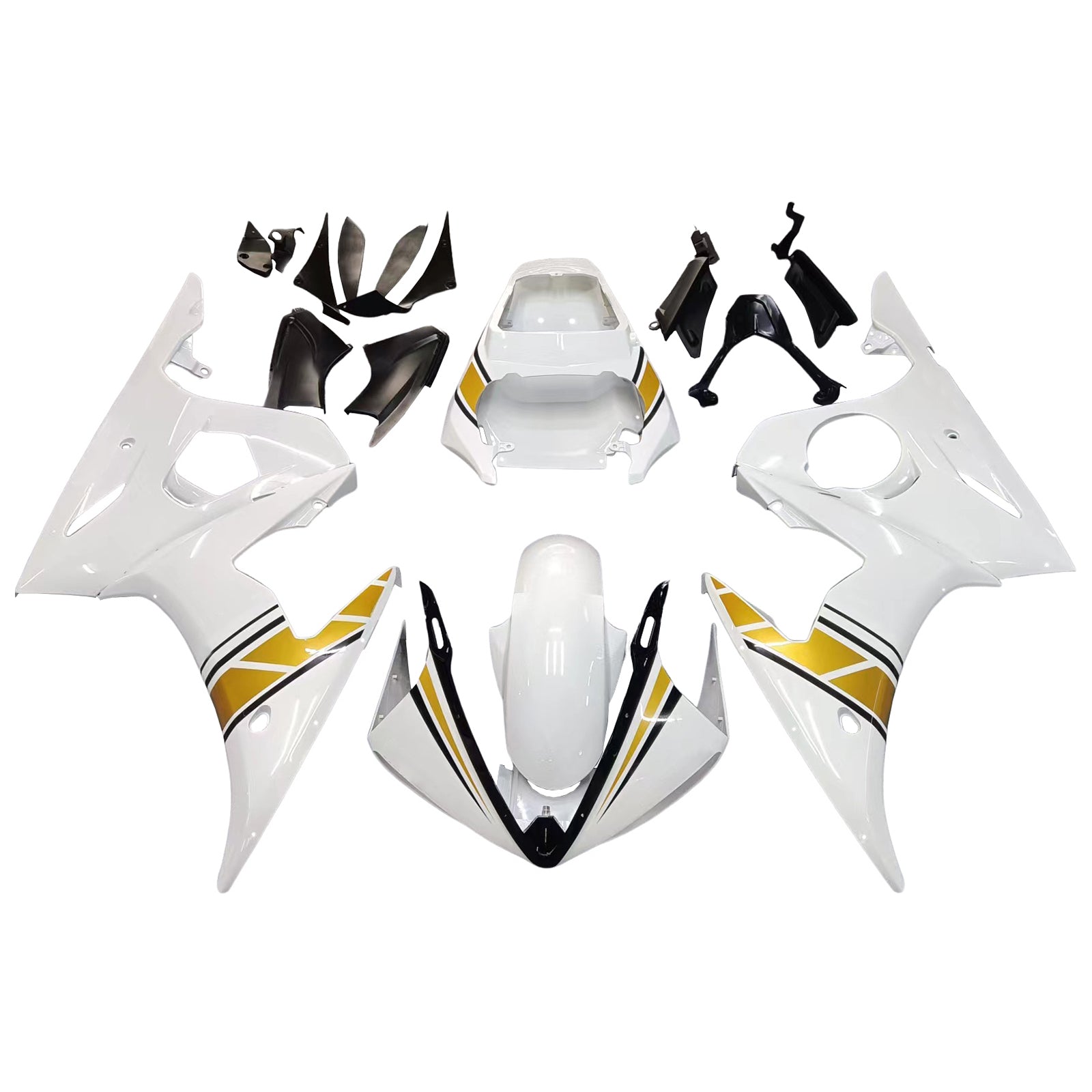 Kit de carénage Amotopart pour Yamaha YZF 600 R6 2003-2004 générique