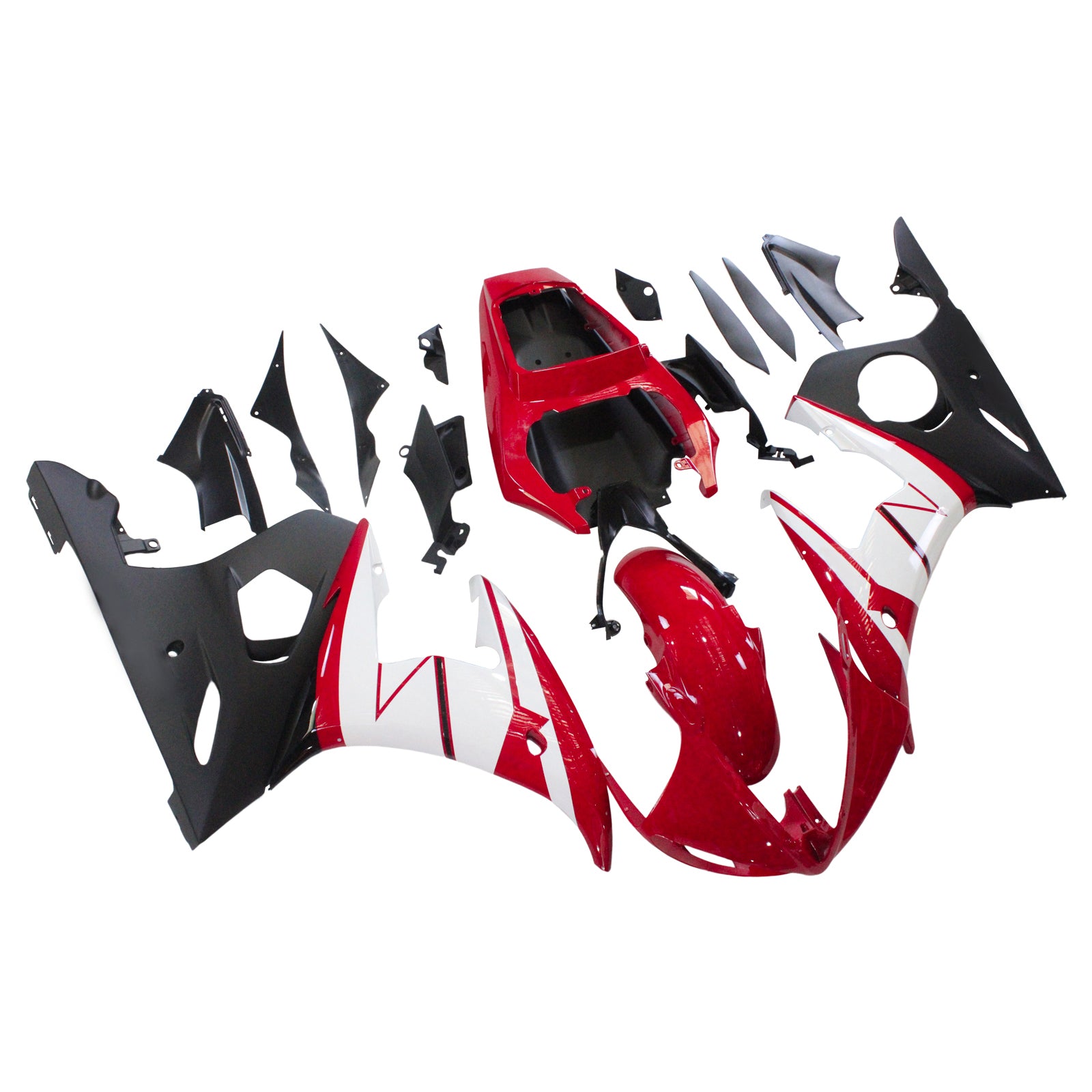 Kit de carénage Amotopart pour Yamaha YZF 600 R6 2003-2004 R6S 2006-2009
