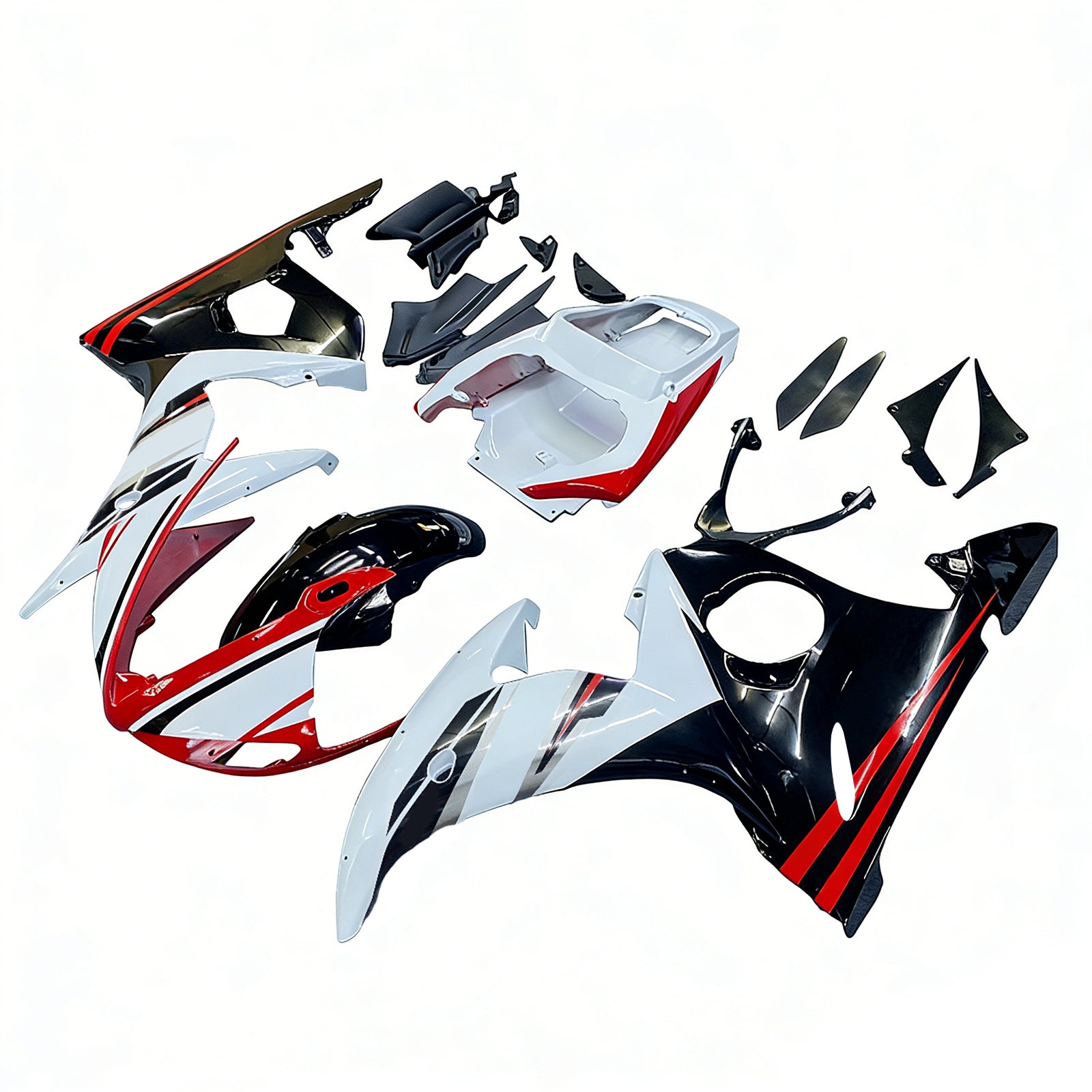 Kit de carénage Amotopart pour Yamaha YZF 600 R6 2003-2004 R6S 2006-2009