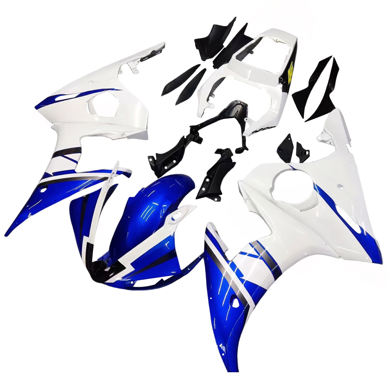 Amotopart Kit Carénage Yamaha YZF-R6 2005 Carrosserie