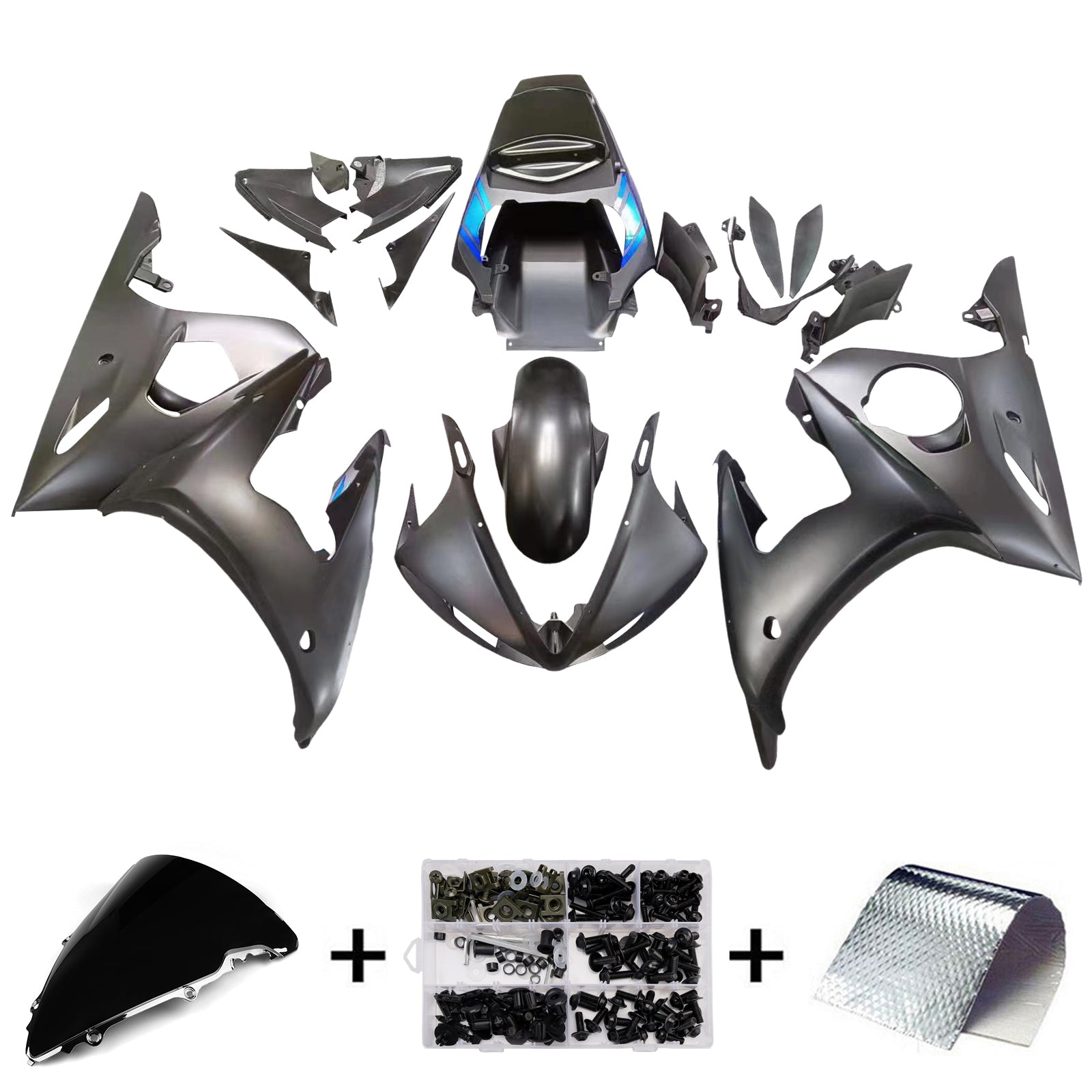 Kit de carénage par , carrosserie en plastique ABS Pour Yamaha YZF-R6 2005
