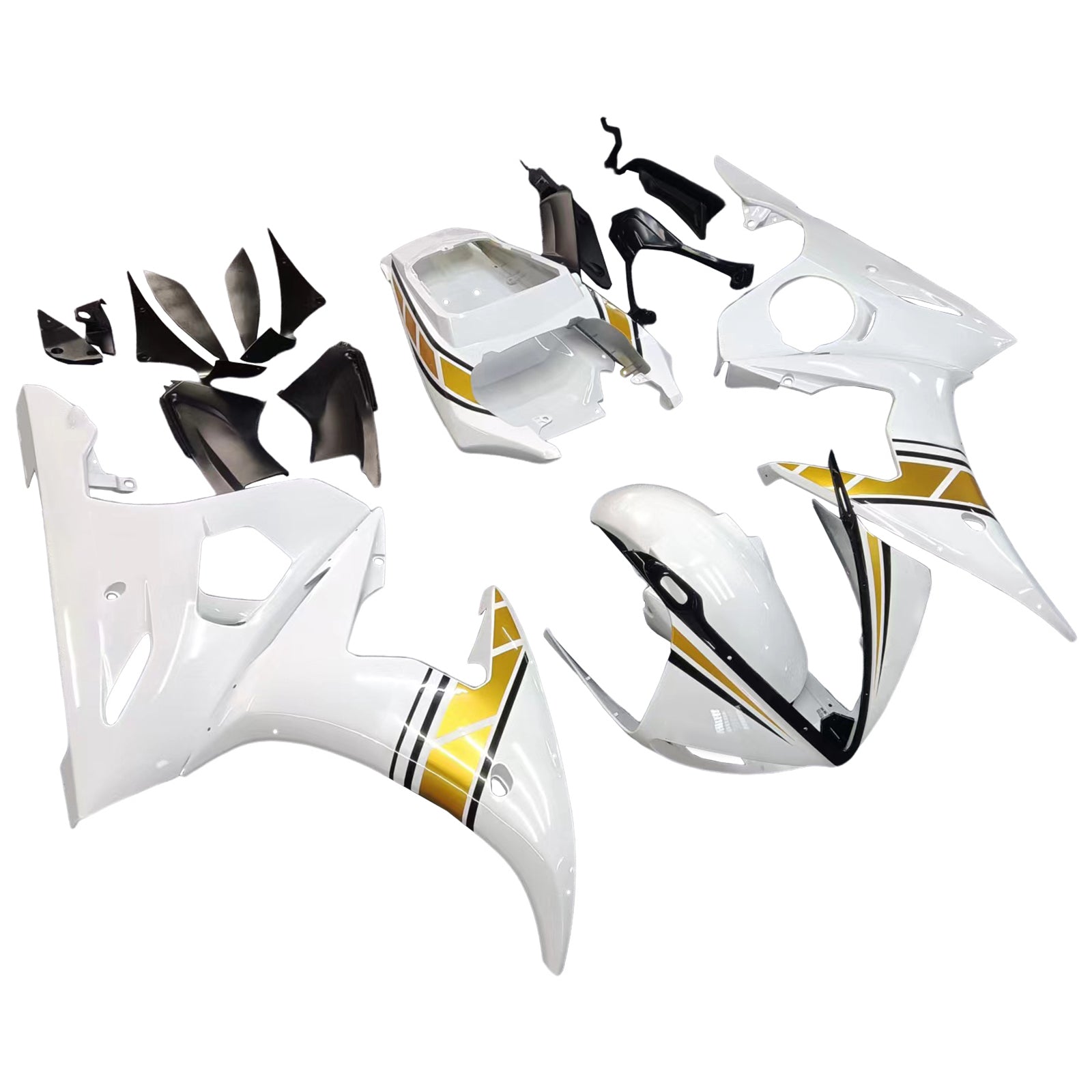 Kit de carénage Amotopart pour Yamaha YZF 600 R6 2005 générique