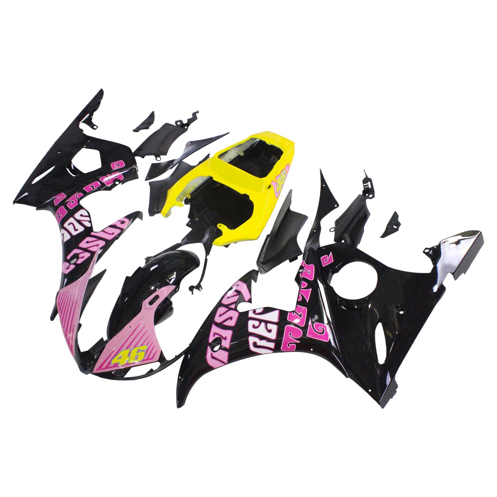 Kit de carénage Amotopart pour Yamaha YZF 600 R6 2005 générique