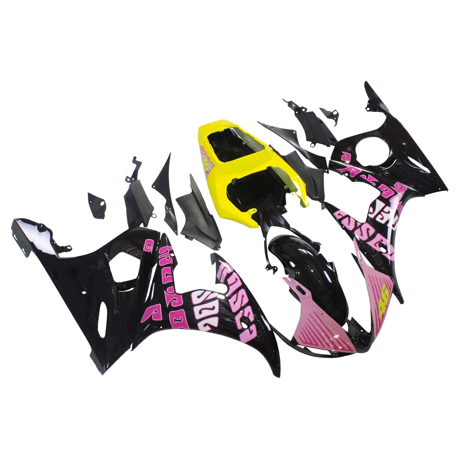 Kit de carénage Amotopart pour Yamaha YZF 600 R6 2005 générique