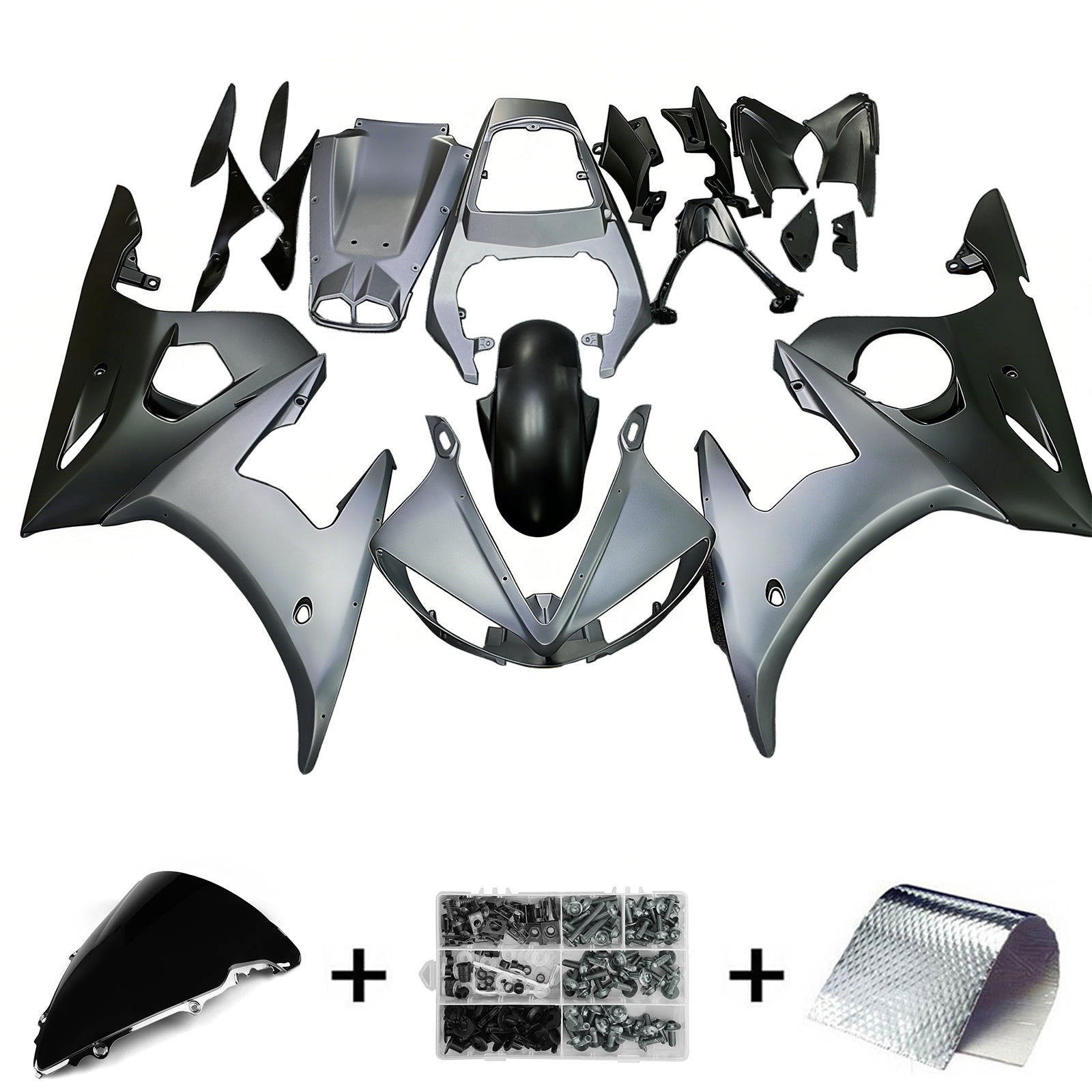 Kit de carénage Amotopart pour Yamaha YZF 600 R6 2005 générique
