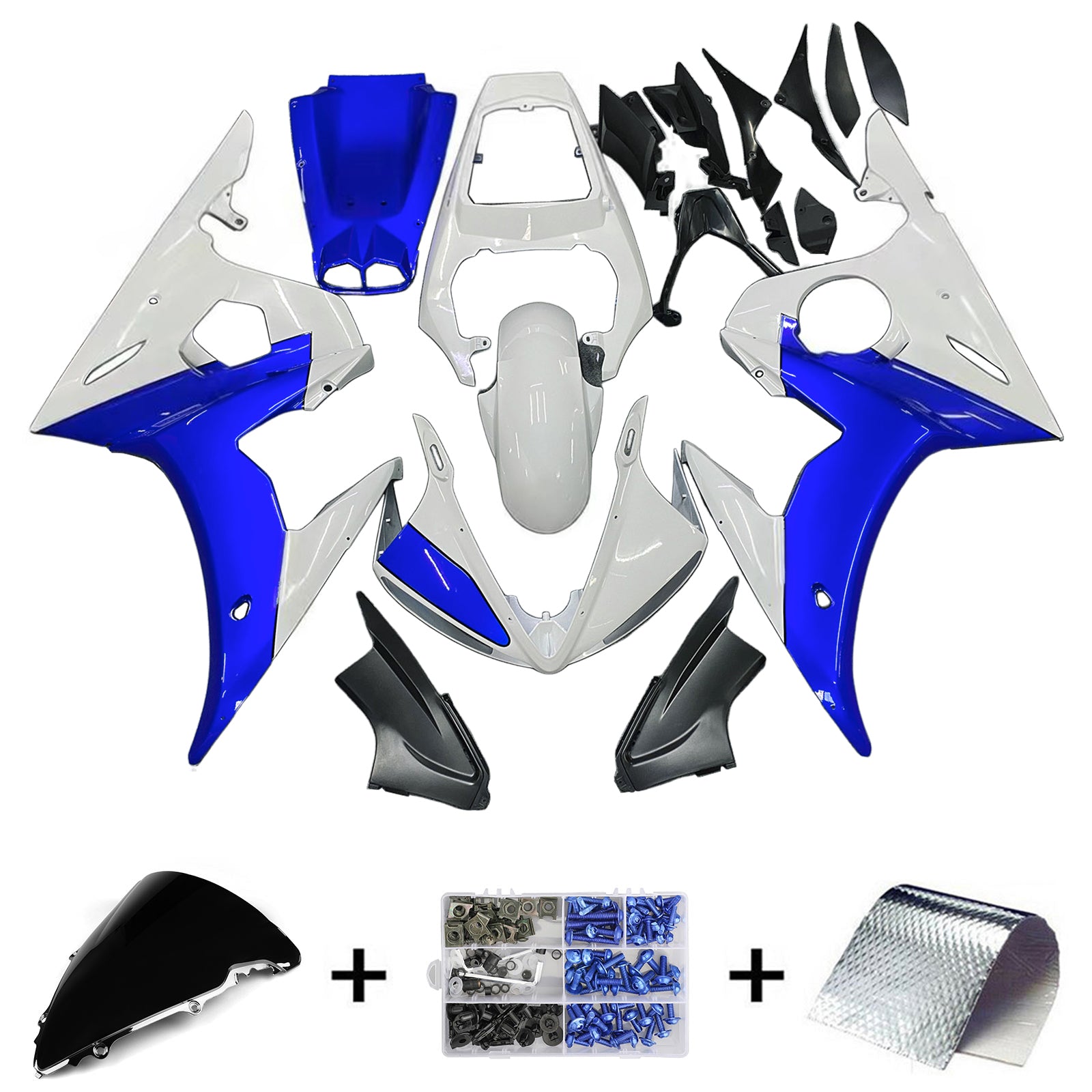 Kit carena Amotopart per Yamaha YZF 600 R6 2005 generico