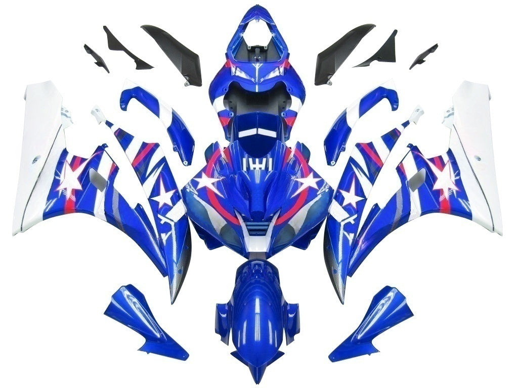 Carénages Amotopart 2006-2007 Yamaha YZF-R6 Blue Star FIAT R6 Generic