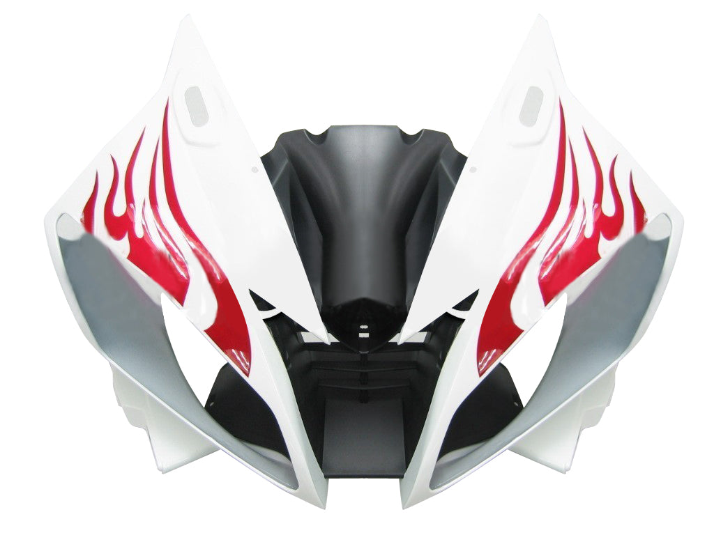 Carénages Amotopart 2006-2007 Yamaha YZF-R6 White &amp; Red Flame R6 Generic