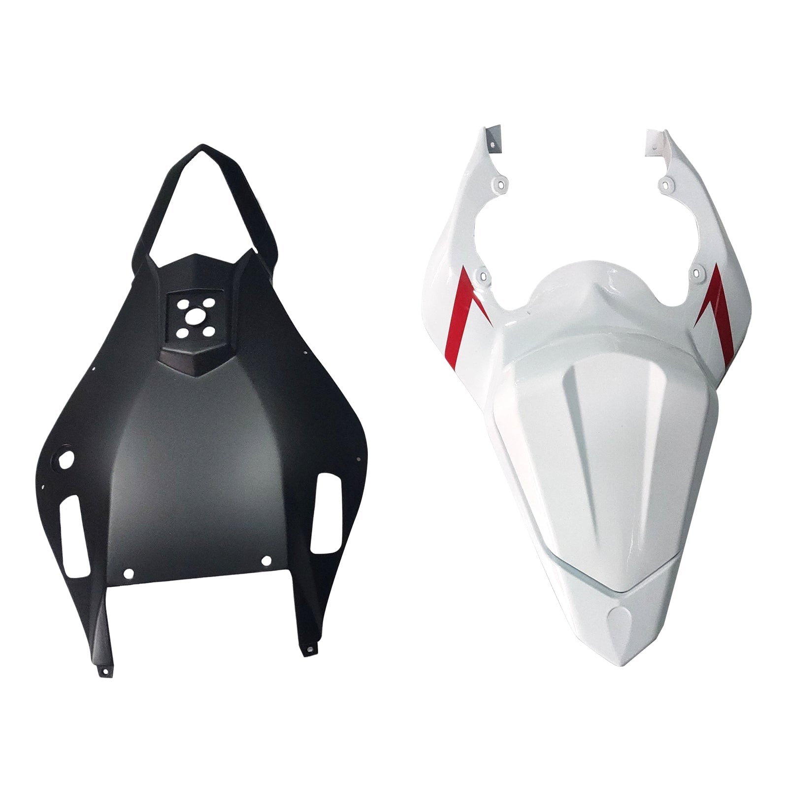 Amotopart Kit de carénage pour Yamaha YZF R6 YZF-R6 2006-2007 Rouge Blanc Générique