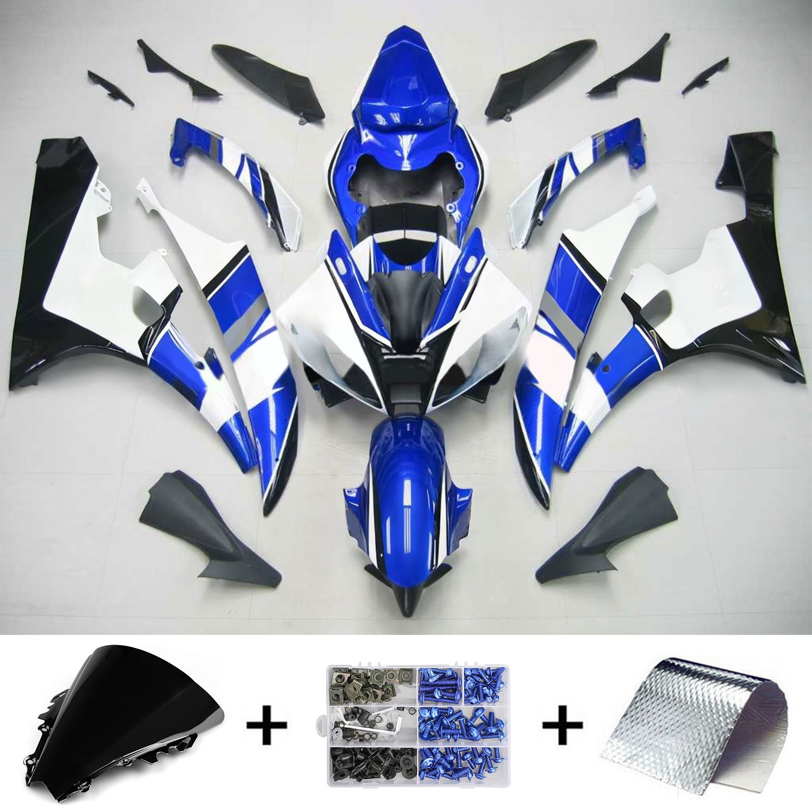 Kit de carenado Amotopart para Yamaha YZF 600 R6 2006-2007 genérico