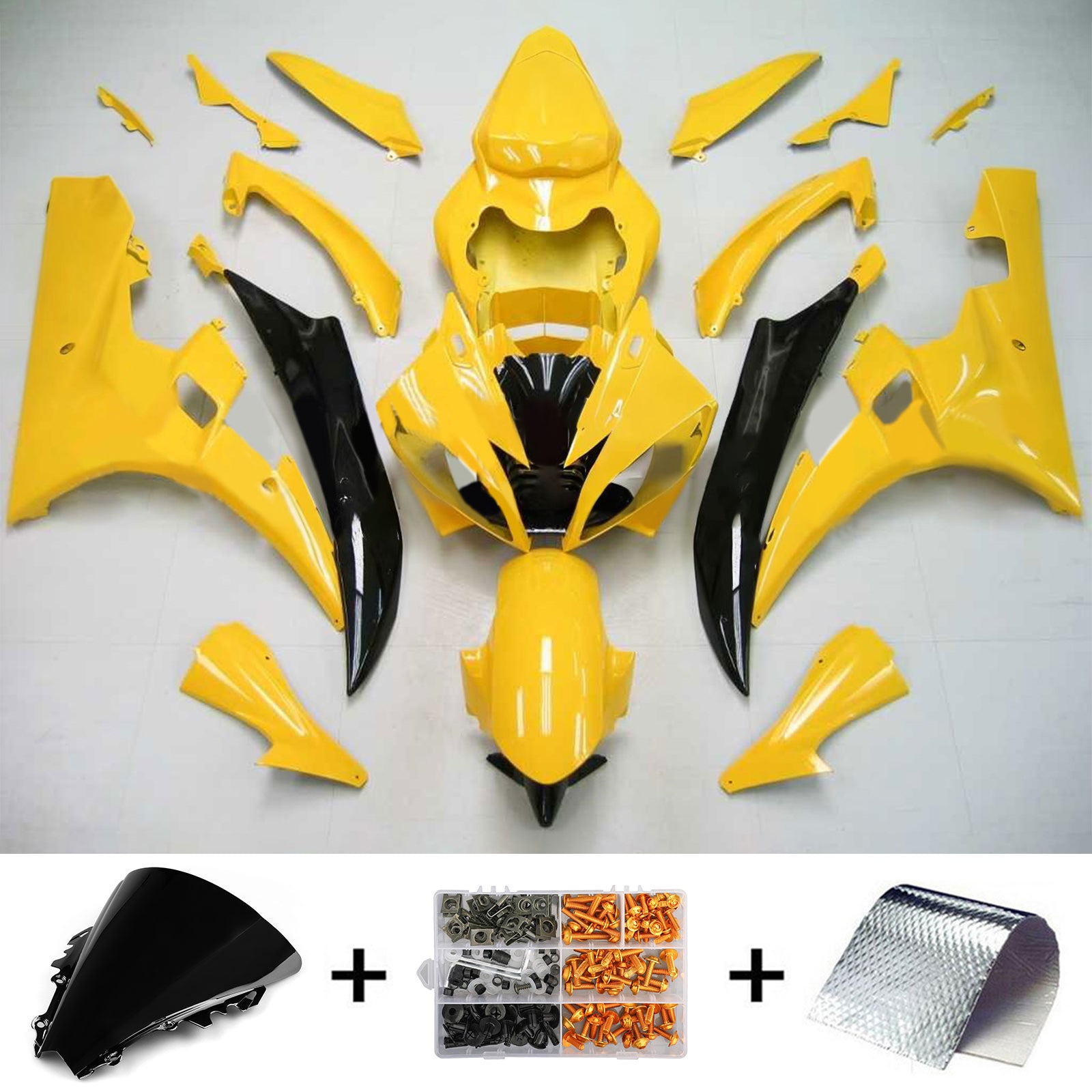 Zestaw owiewek Amotopart do Yamaha YZF 600 R6 2006-2007 ogólny