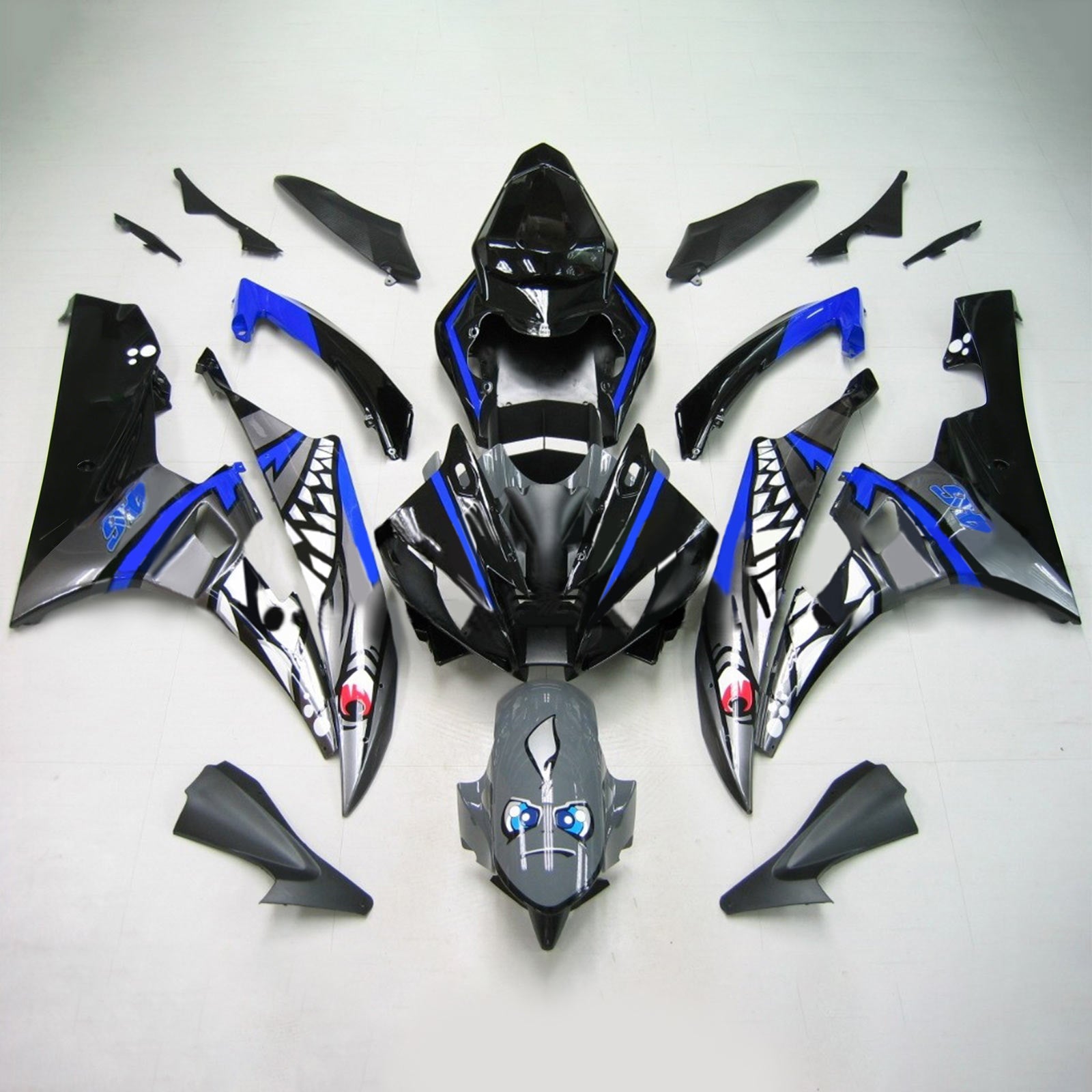 Kit de carénage Amotopart pour Yamaha YZF 600 R6 2006-2007 générique