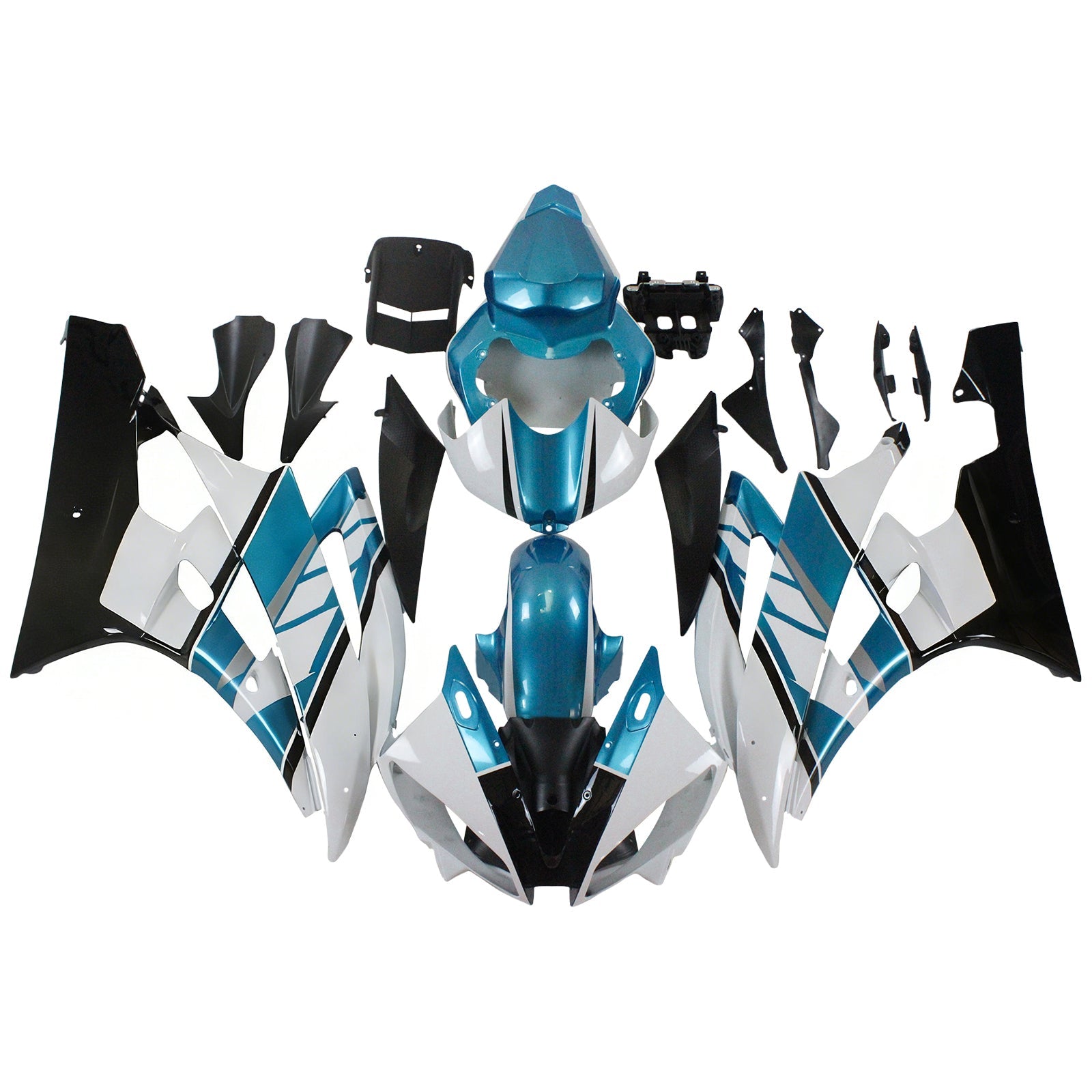 Kit de carénage Amotopart pour Yamaha YZF 600 R6 2006-2007 générique