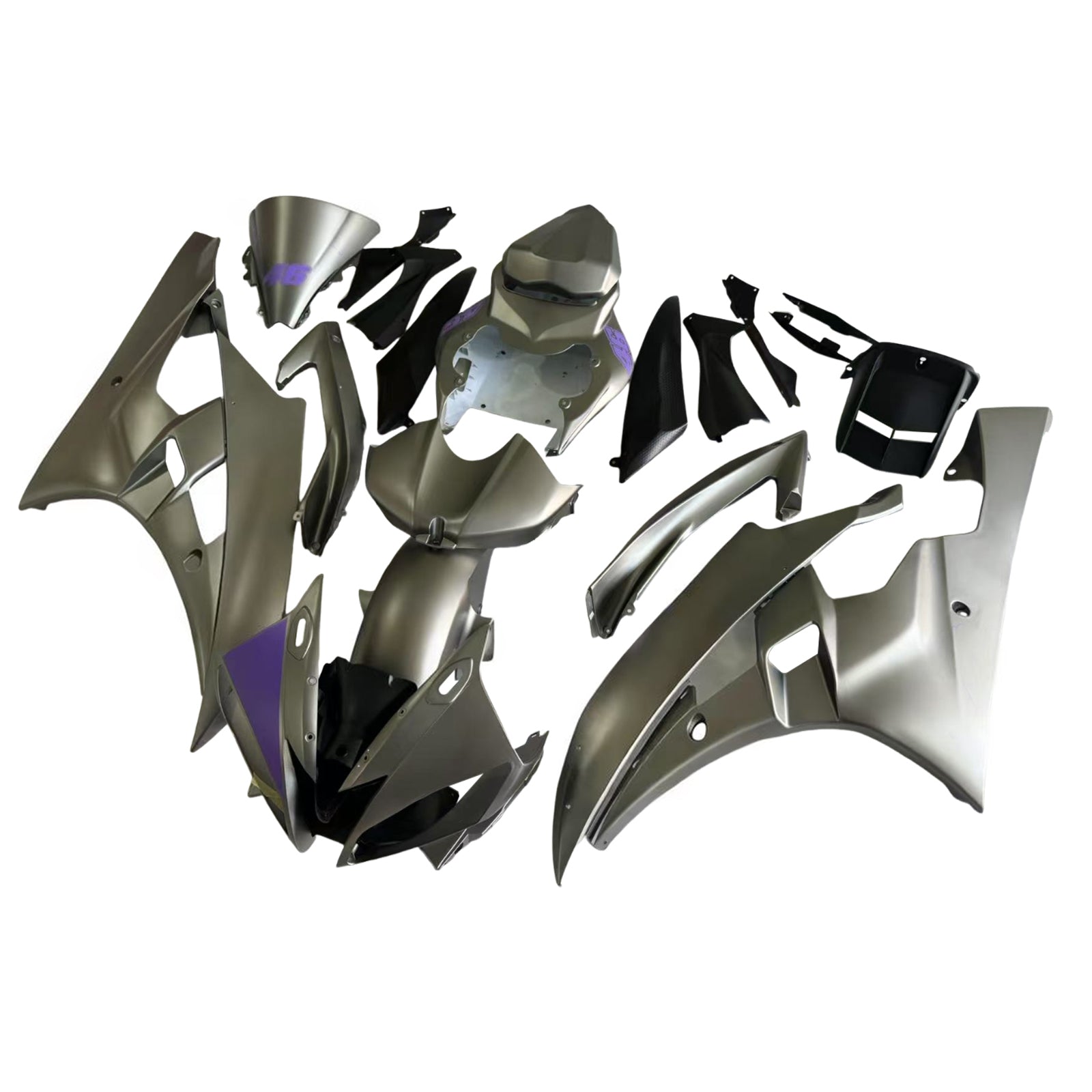 Kit de carénage Amotopart pour Yamaha YZF 600 R6 2006-2007 générique