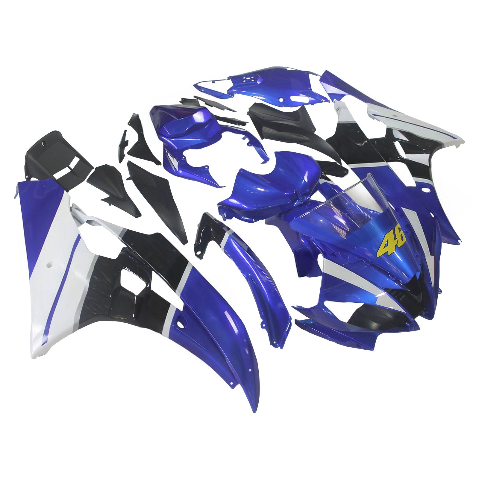 Amotopart Yamaha YZF 600 R6 2006-2007 Kit Carrosserie Plastic Abs