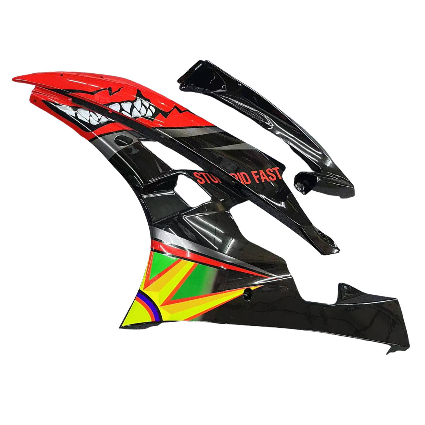 Amotopart Yamaha YZF 600 R6 2006-2007 Kit Carénage Carrosserie Plastique ABS