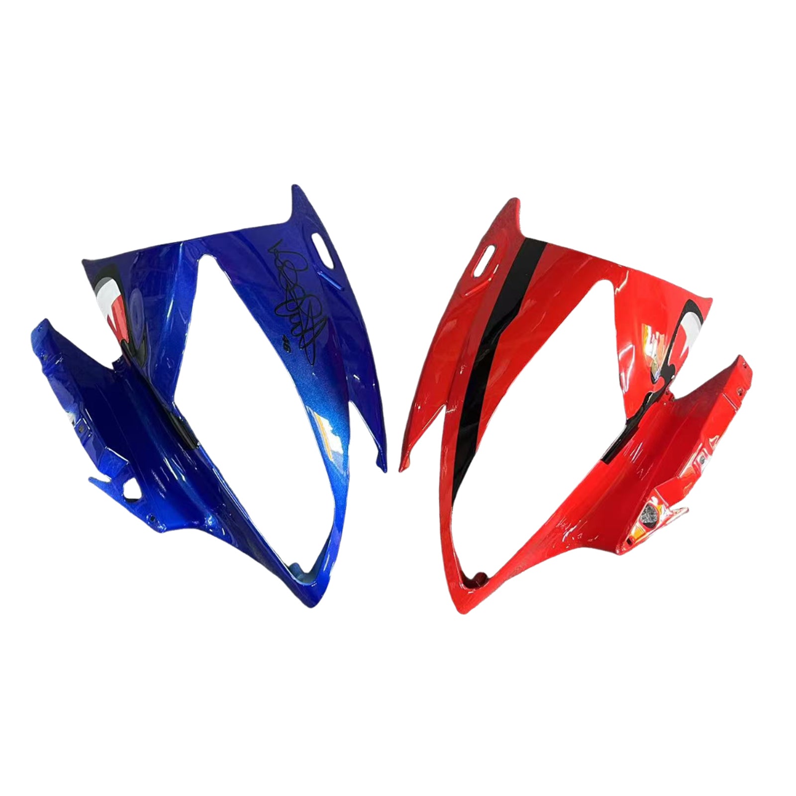 Amotopart Yamaha YZF 600 R6 2006-2007 Kit Carénage Carrosserie Plastique ABS