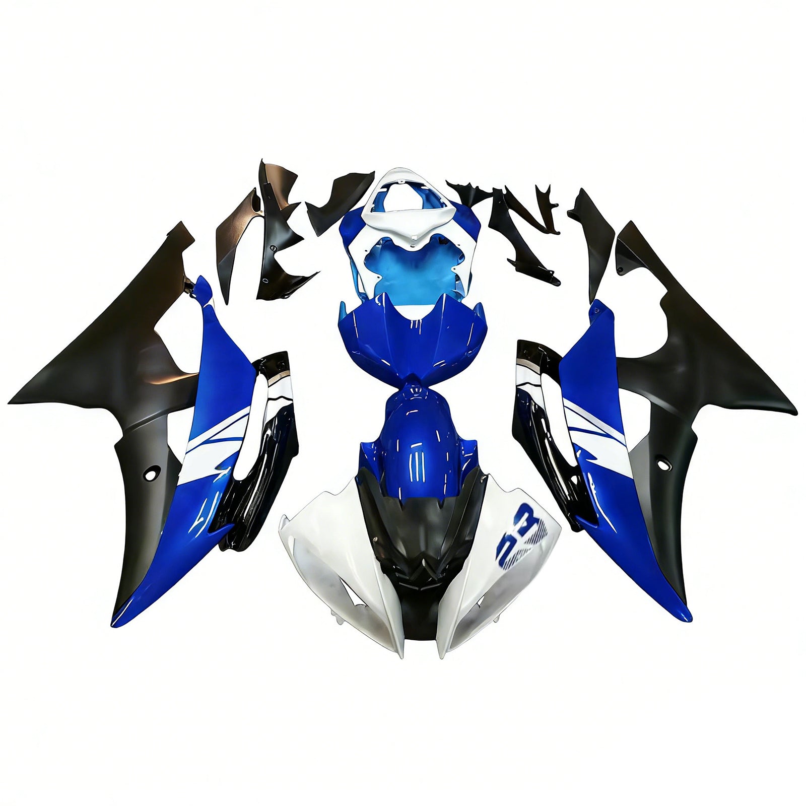 Injection Fairing Kit Bodywork Plastic ABS fit For Yamaha YZF 600 R6 2008-2016